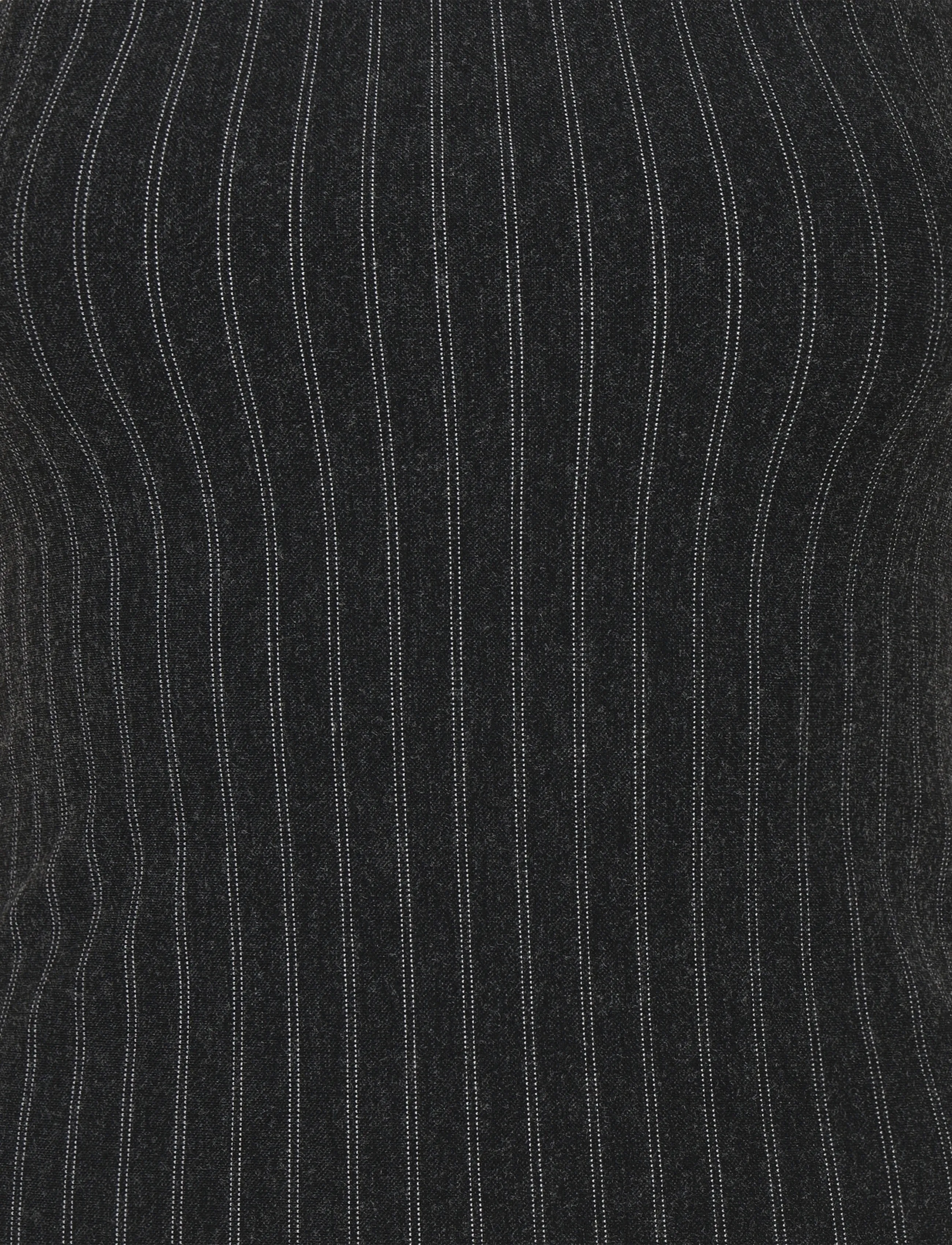Weekday - Suiting Bandeau Top - dark grey pinstripe - 2