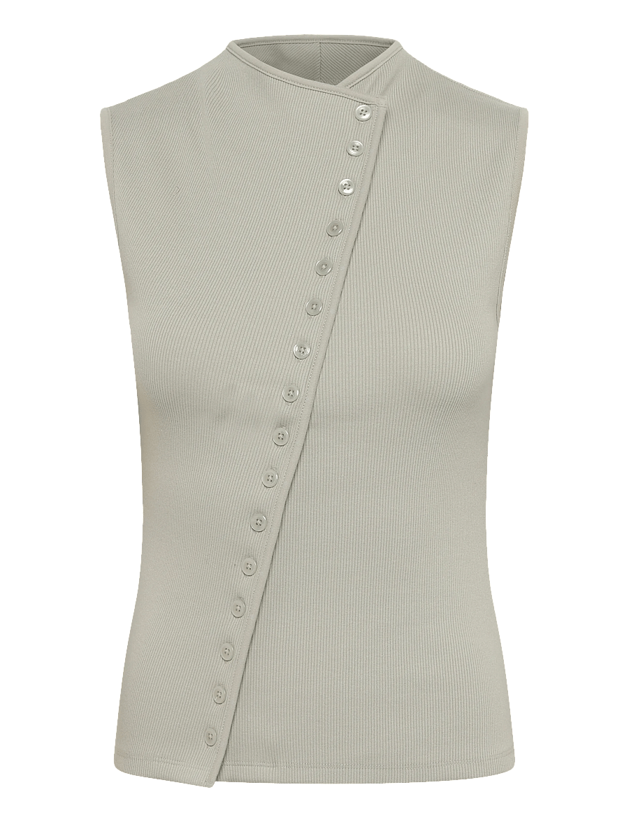 Weekday - Asymmetric button top - hihattomat paidat - mole - 0