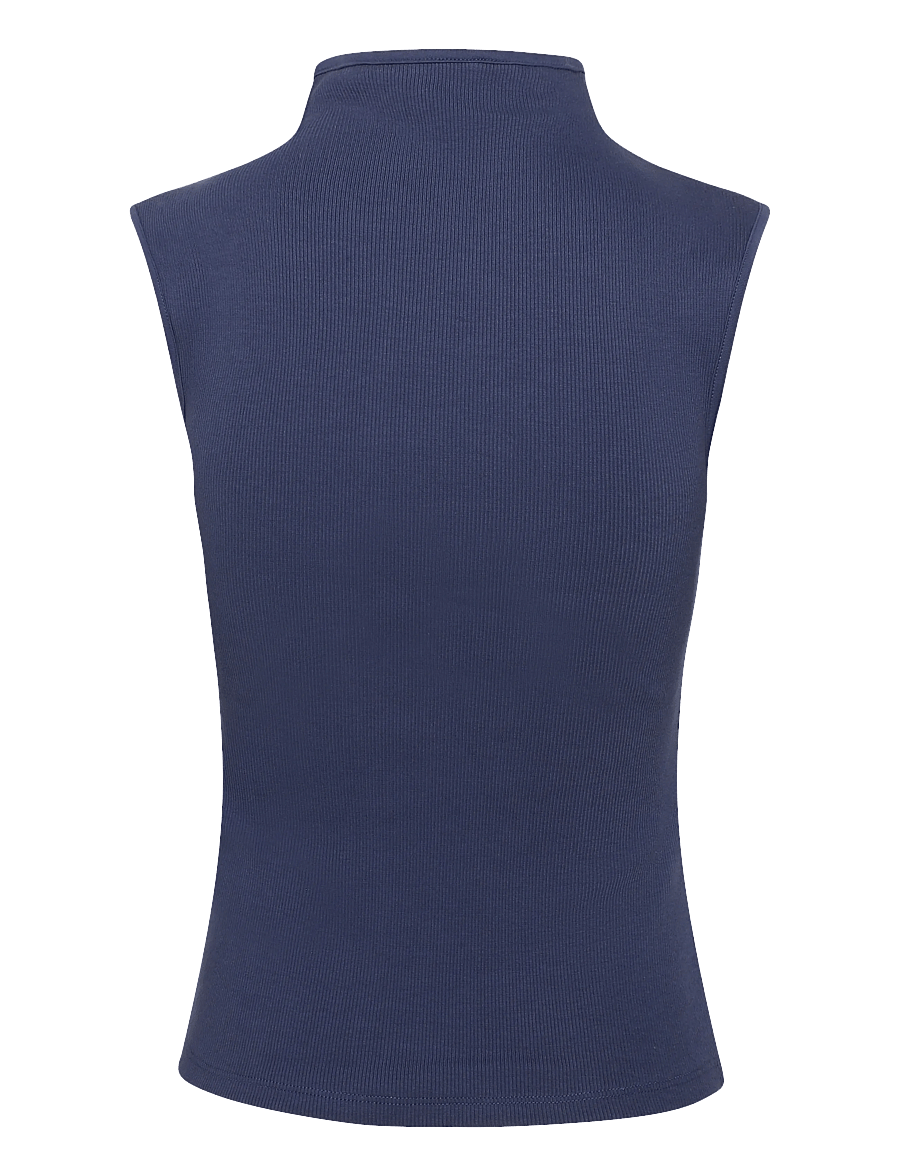 Weekday - Asymmetric button top - varrukateta topid - navy - 1