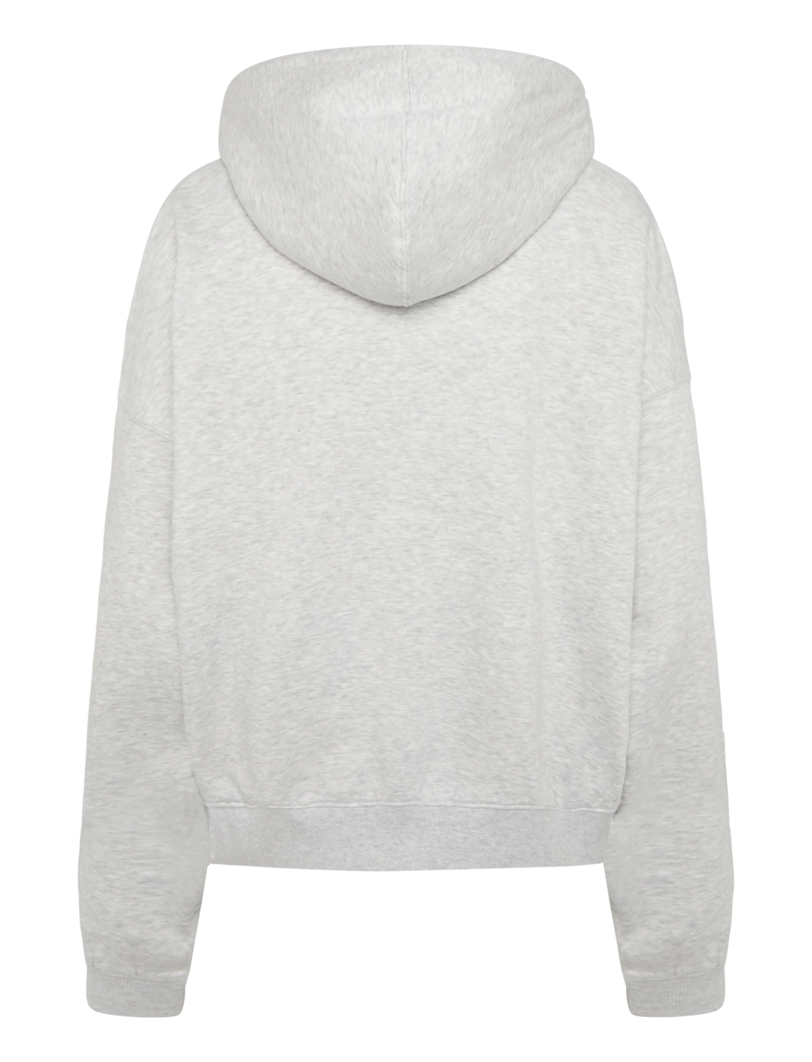 Weekday - Lotte Standard Hoodie - hoodies - grey melange - 1