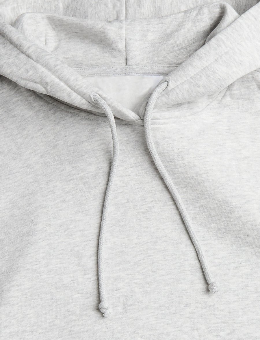 Weekday - Lotte Standard Hoodie - hættetrøjer - grey melange - 2