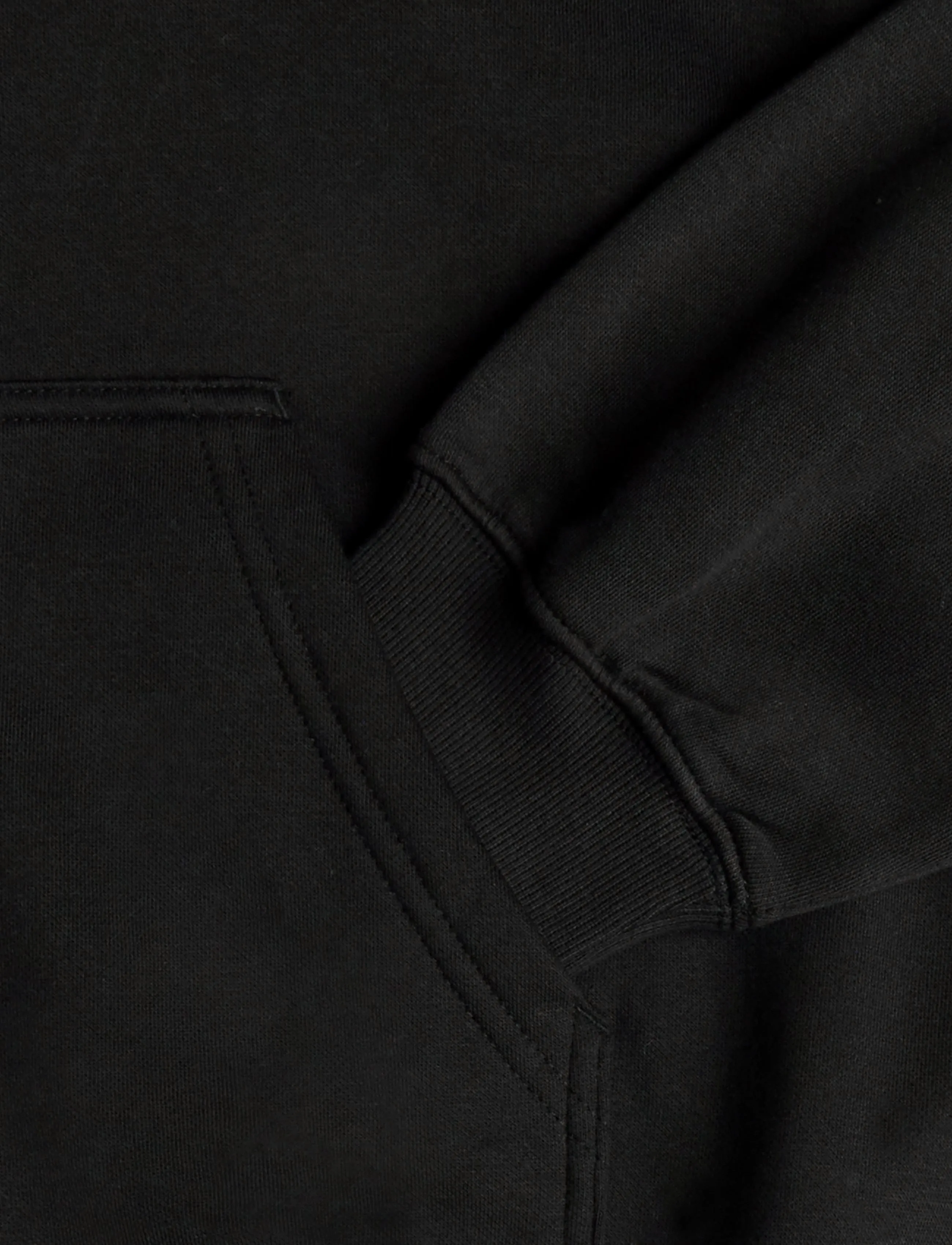 Weekday - Lotte Standard Zip Hoodie - hoodies - black - 3