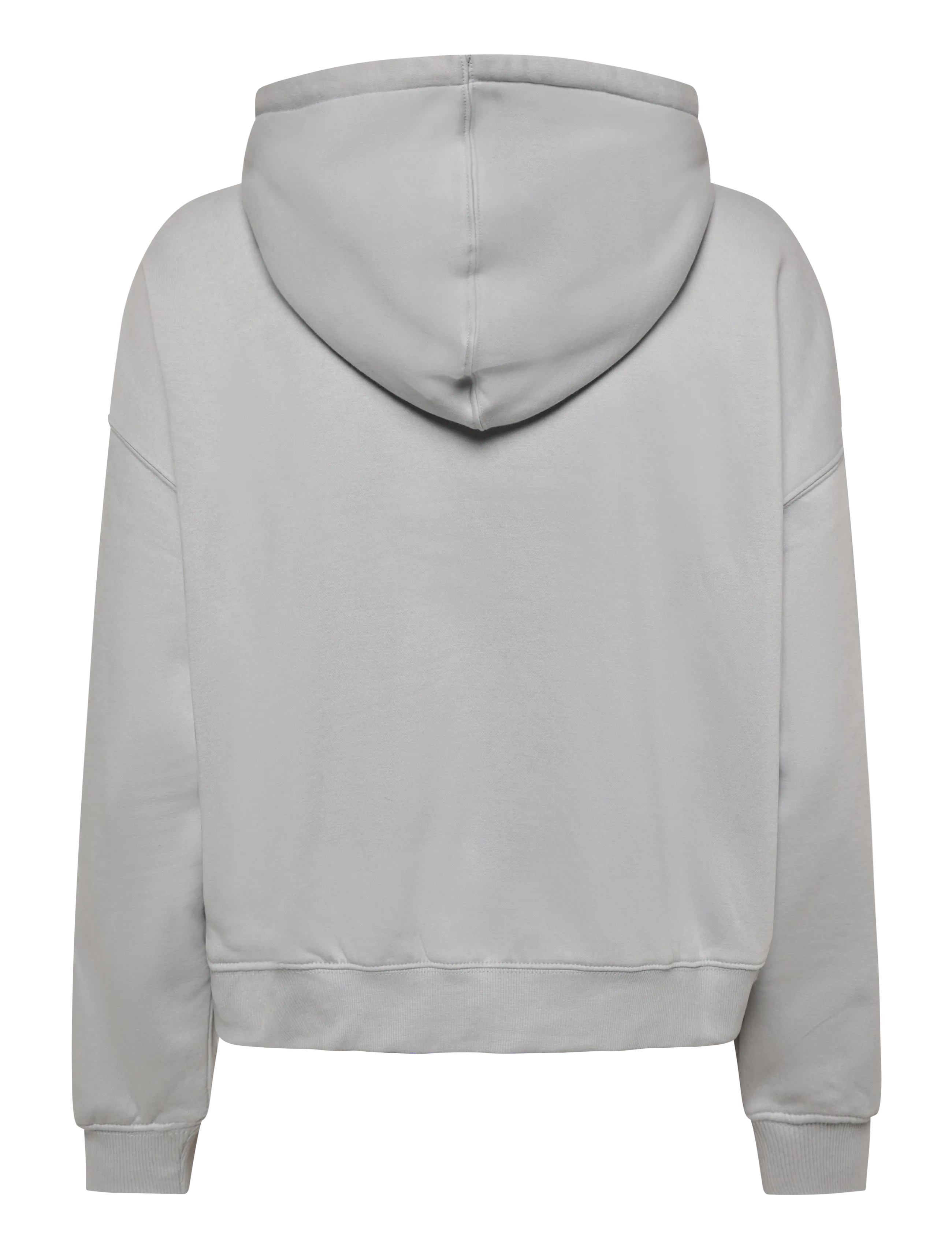 Weekday - Lotte Standard Zip Hoodie - hættetrøjer - light grey - 1