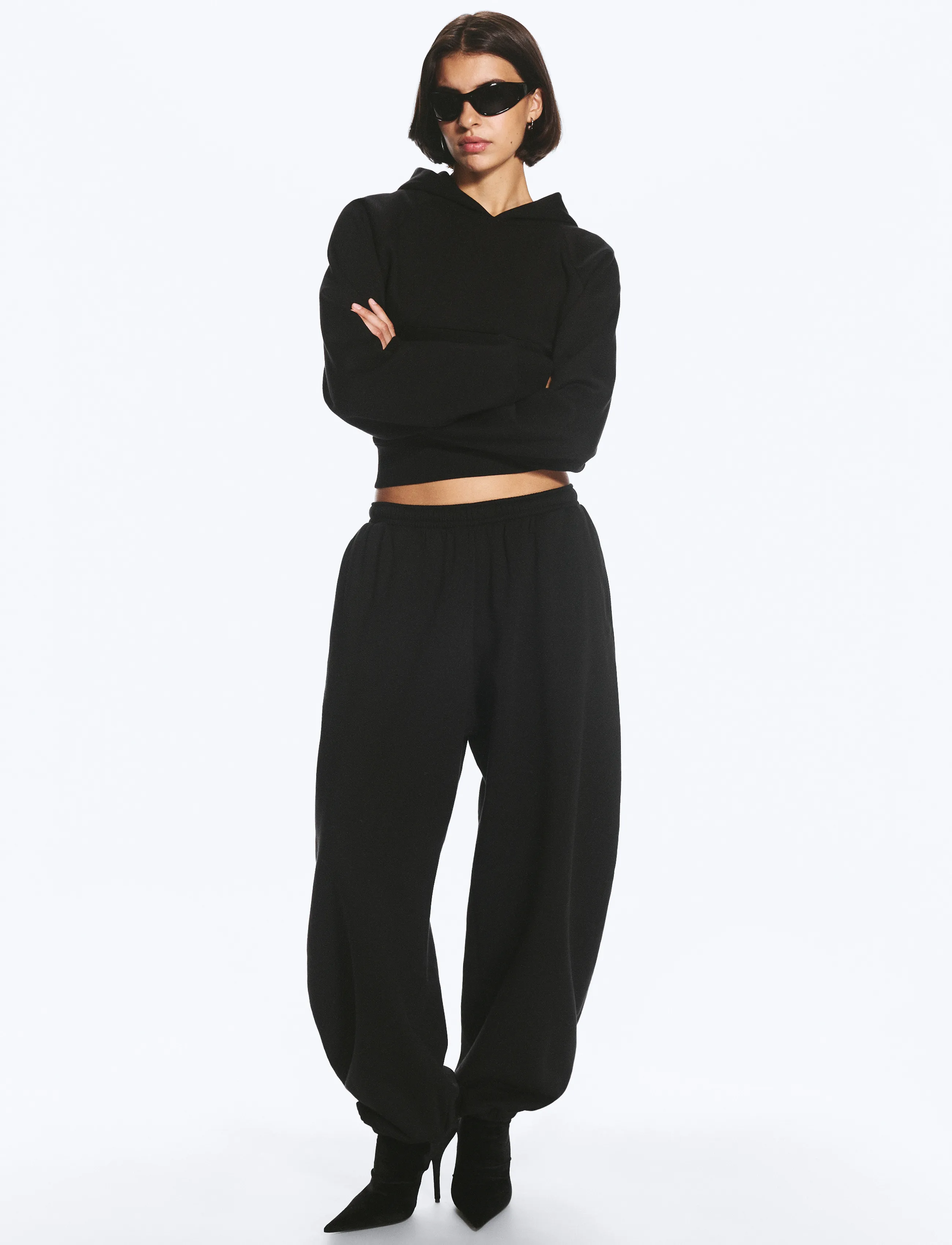 Weekday - Lotte Standard Sweatpants - mode trends - black - 0