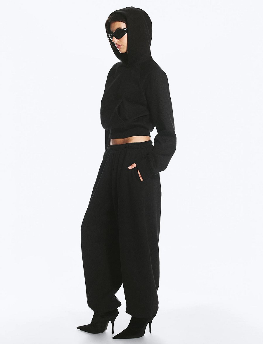 Weekday - Lotte Standard Sweatpants - mode trends - black - 4