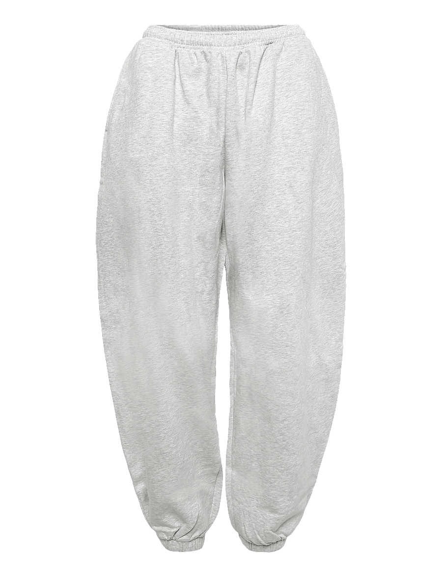 Weekday - Lotte Standard Sweatpants - moetrendid - grey melange - 0