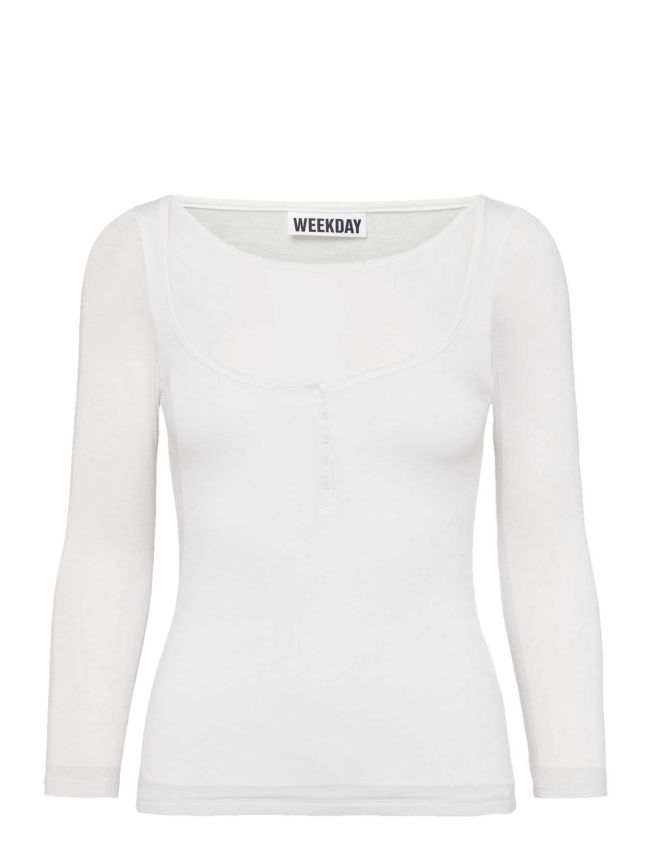Weekday - Henley Three-Quarter Sleeve -