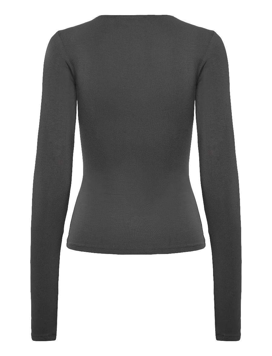 Weekday - Snap Button Bolero - kampsunid - dark grey - 1