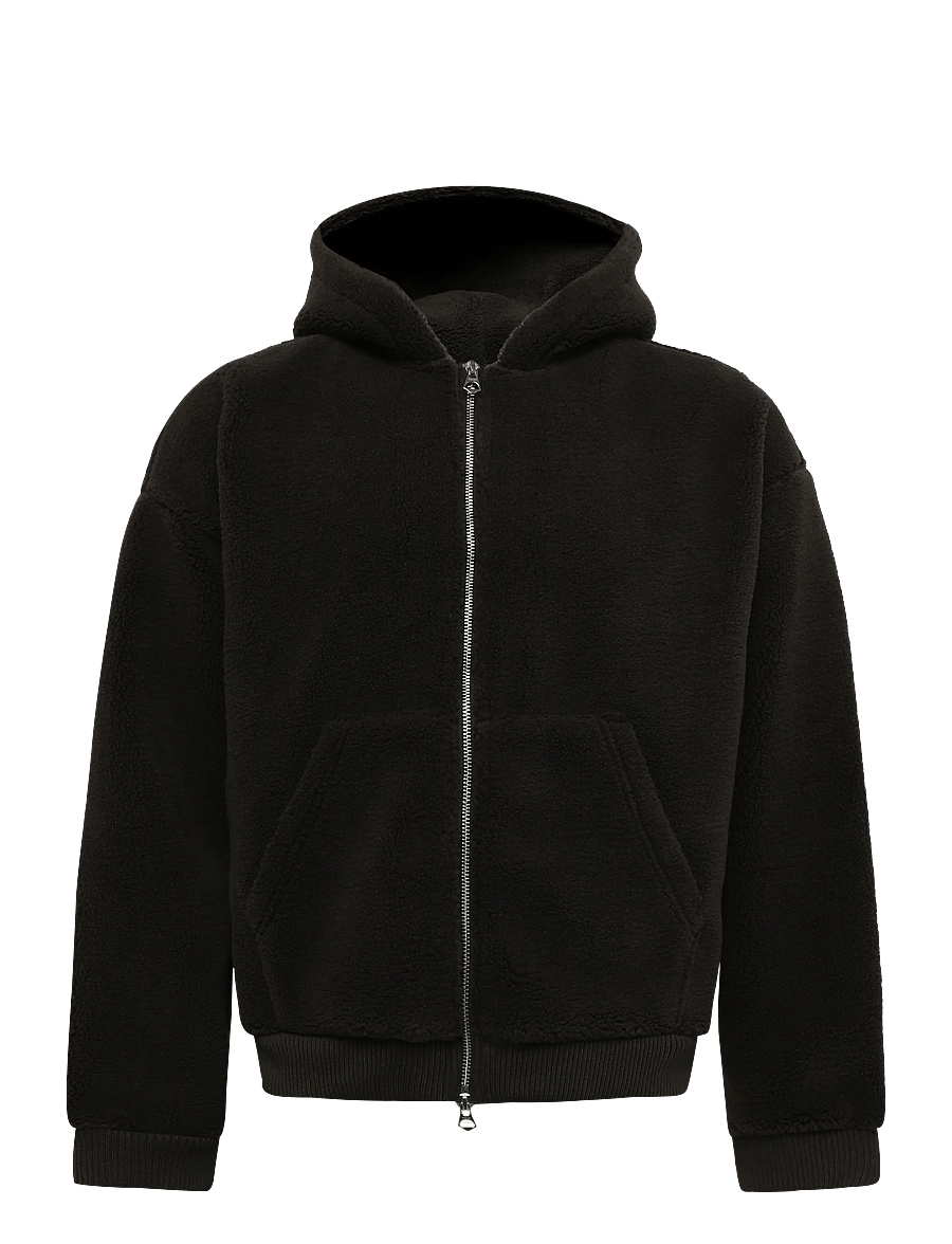 Weekday - Garden Polar Fleece - herbstjacken - dark brown - 0