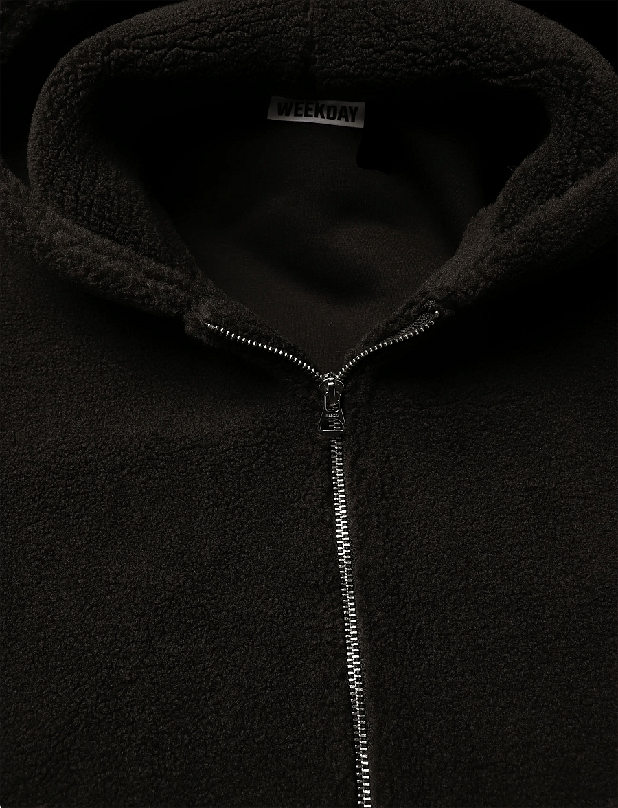 Weekday - Garden Polar Fleece - herbstjacken - dark brown - 2