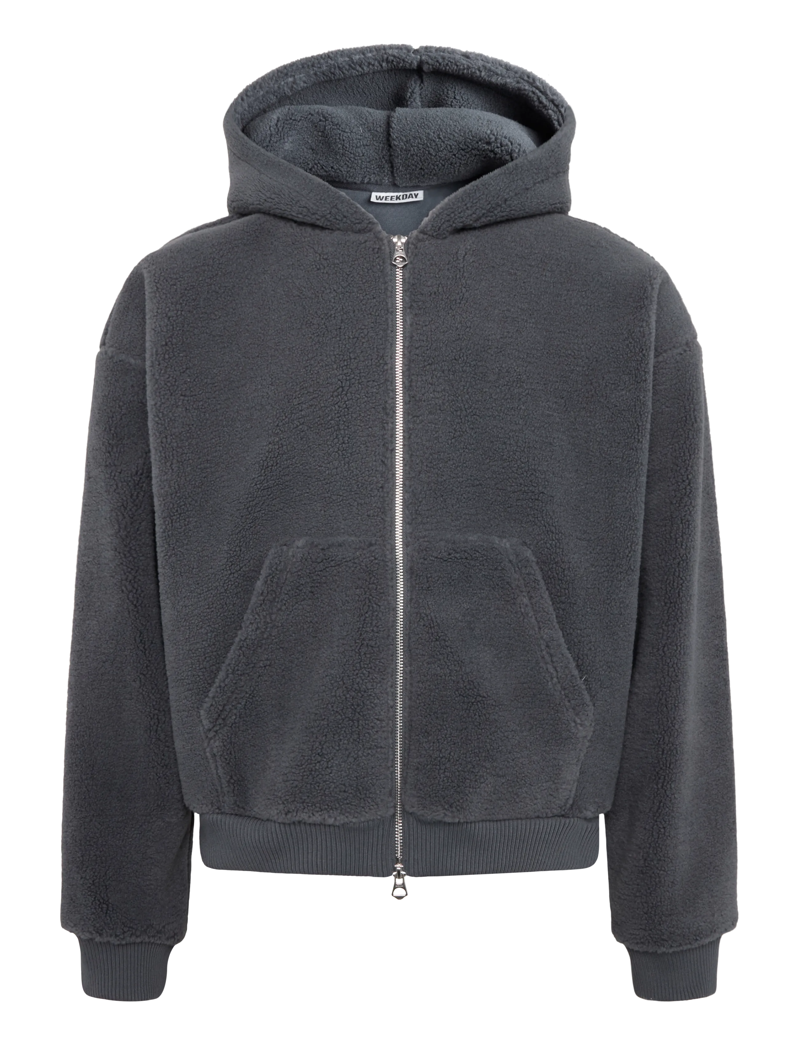 Weekday Garden Polar Fleece - Tøj - DARK STEEL / grey