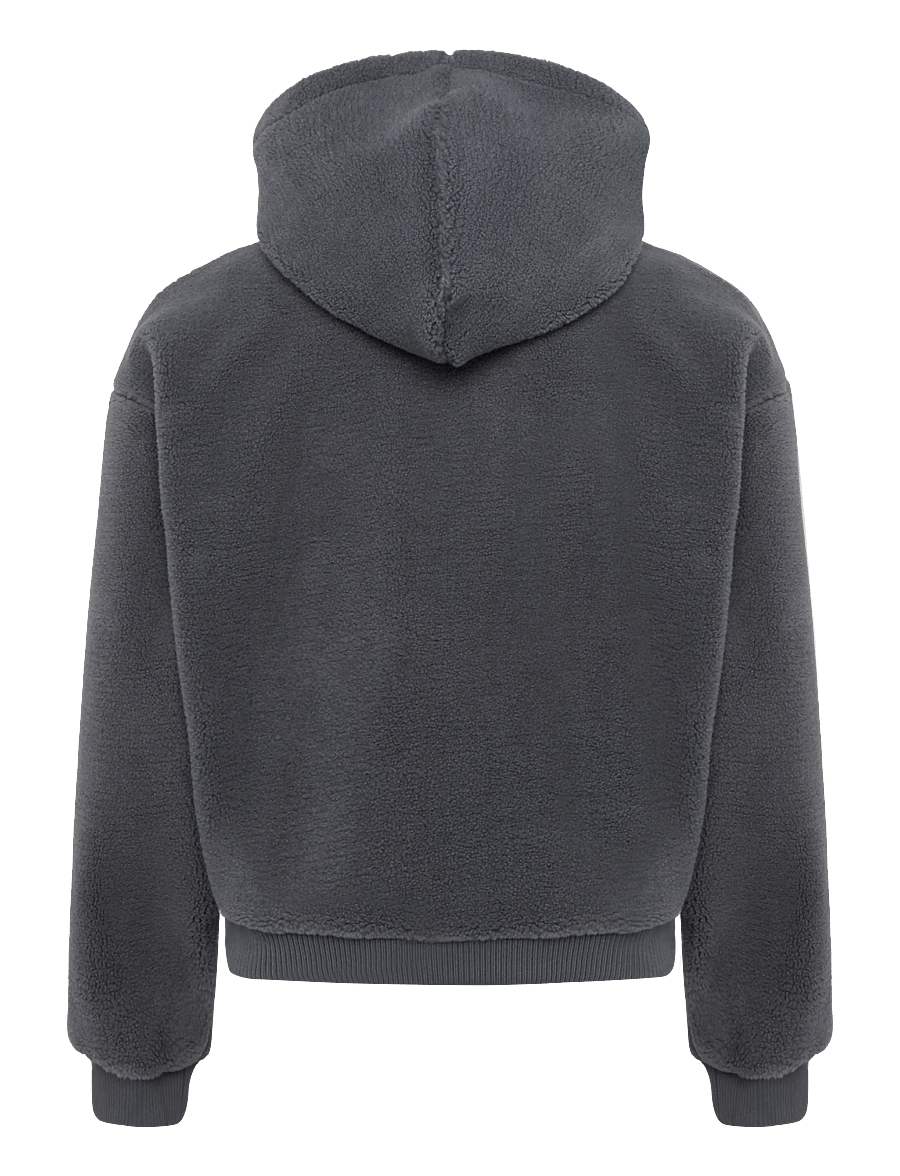 Weekday - Garden Polar Fleece - fleecetrøjer - dark steel - 1