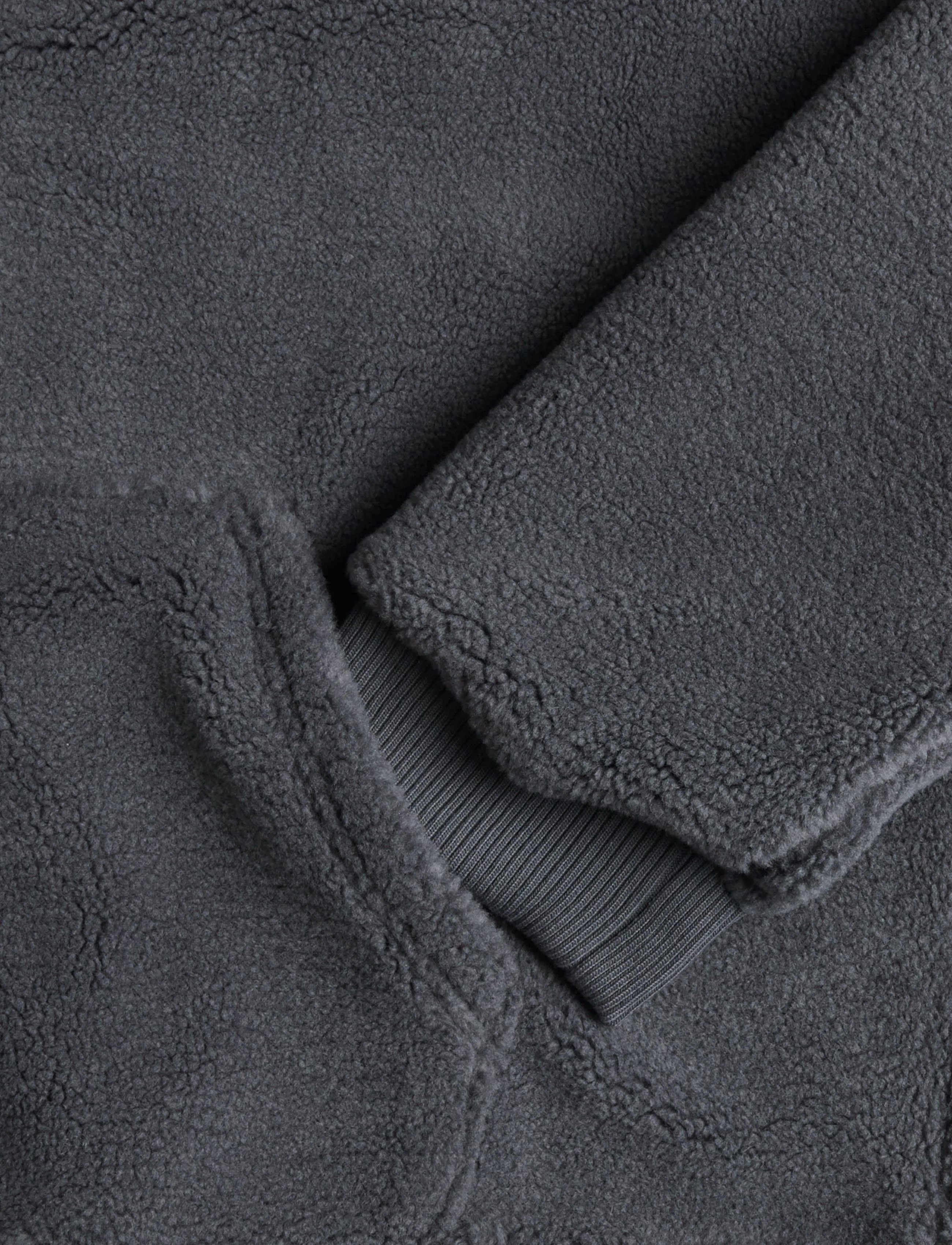 Weekday - Garden Polar Fleece - fleecetrøjer - dark steel - 3