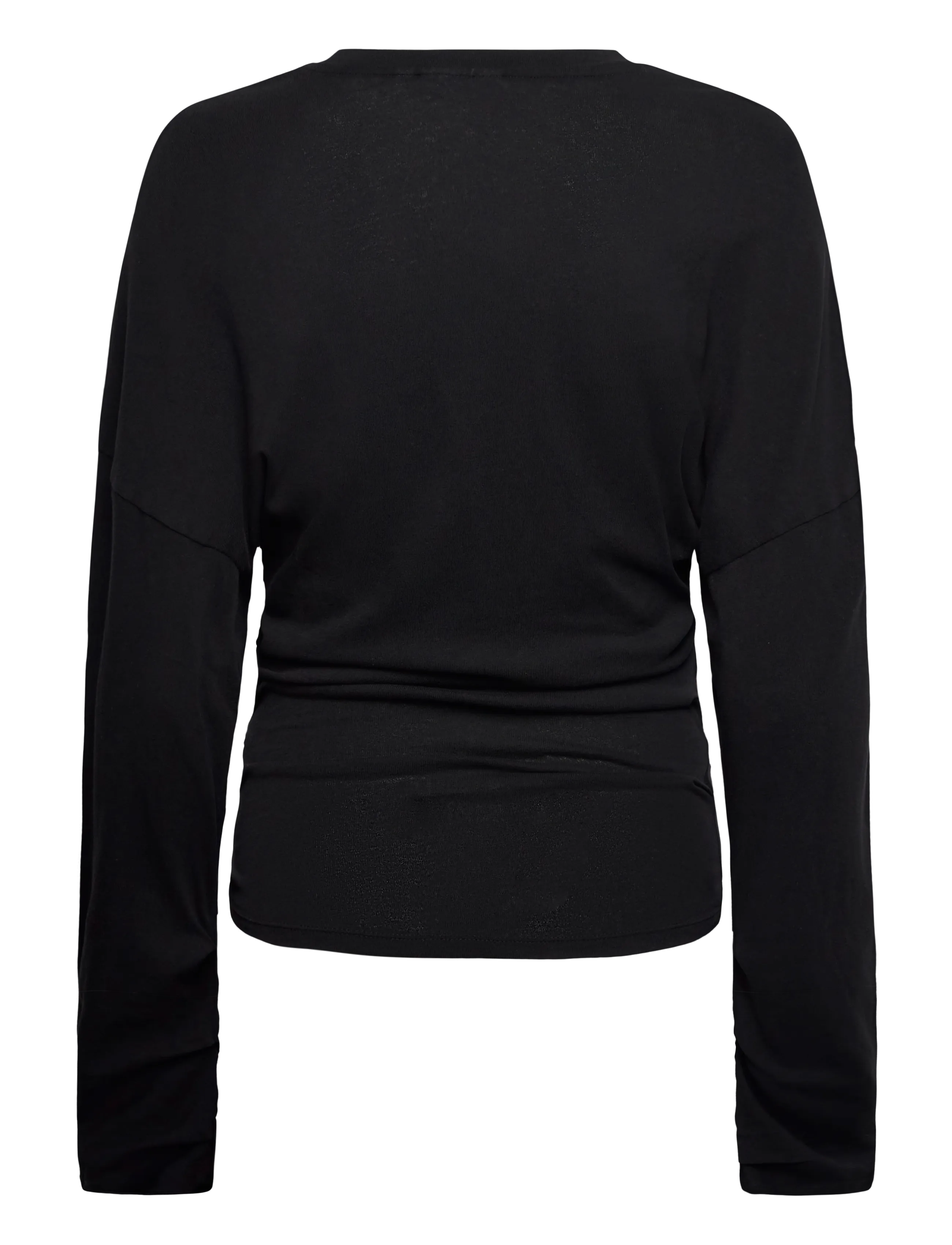 Weekday - Printed Pleated Longsleeve - black print - 1