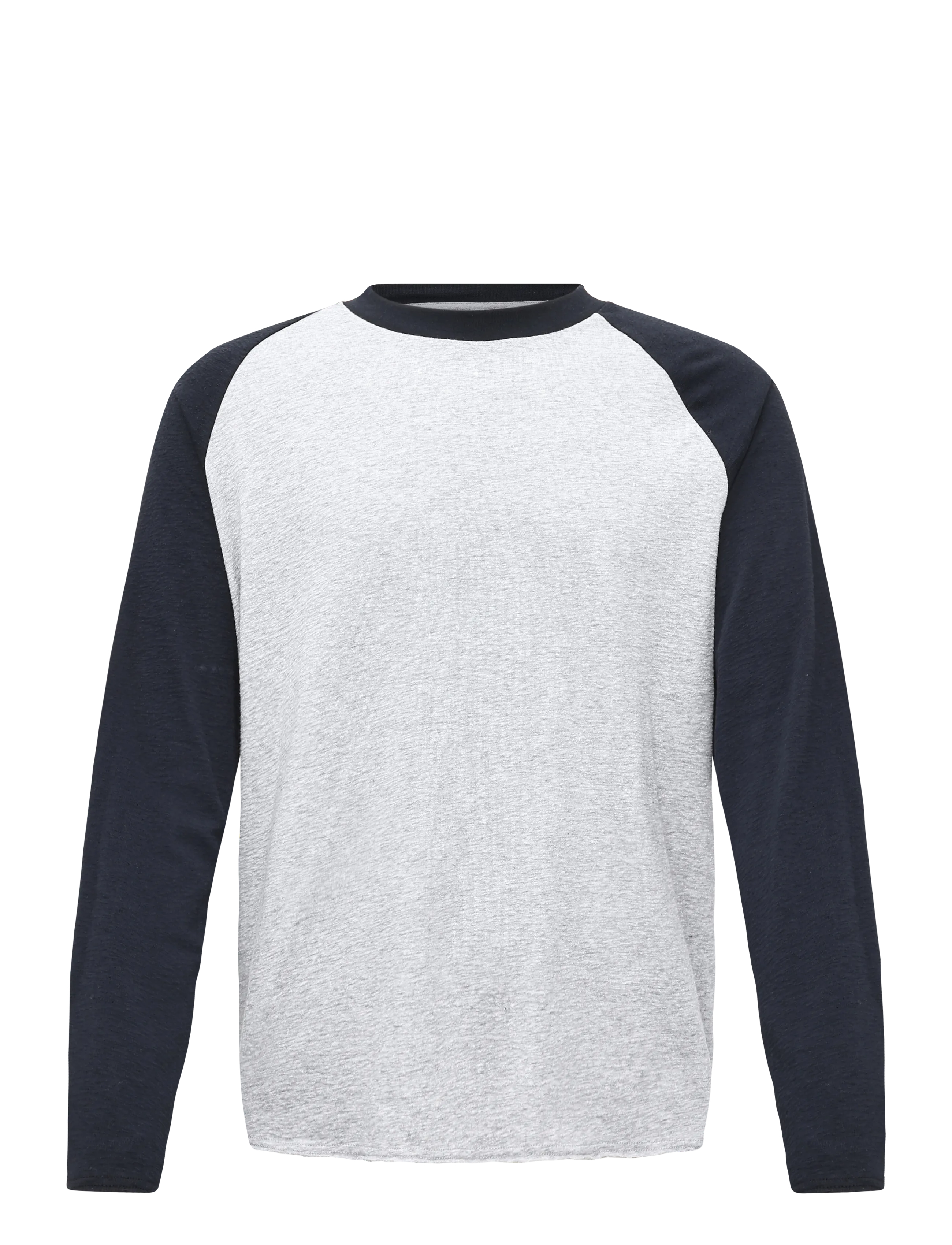 Weekday Raglan Long Sleeve - Kleidung - GREY MELANGE DUSTY L / grey