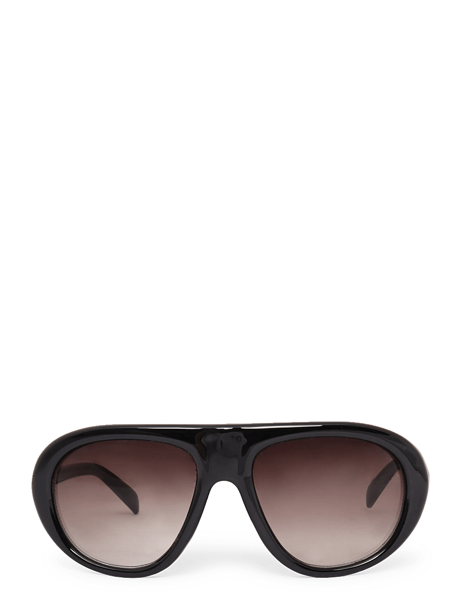 Weekday - Bonnie Sunglasses - d-shaped solbriller - black - 0