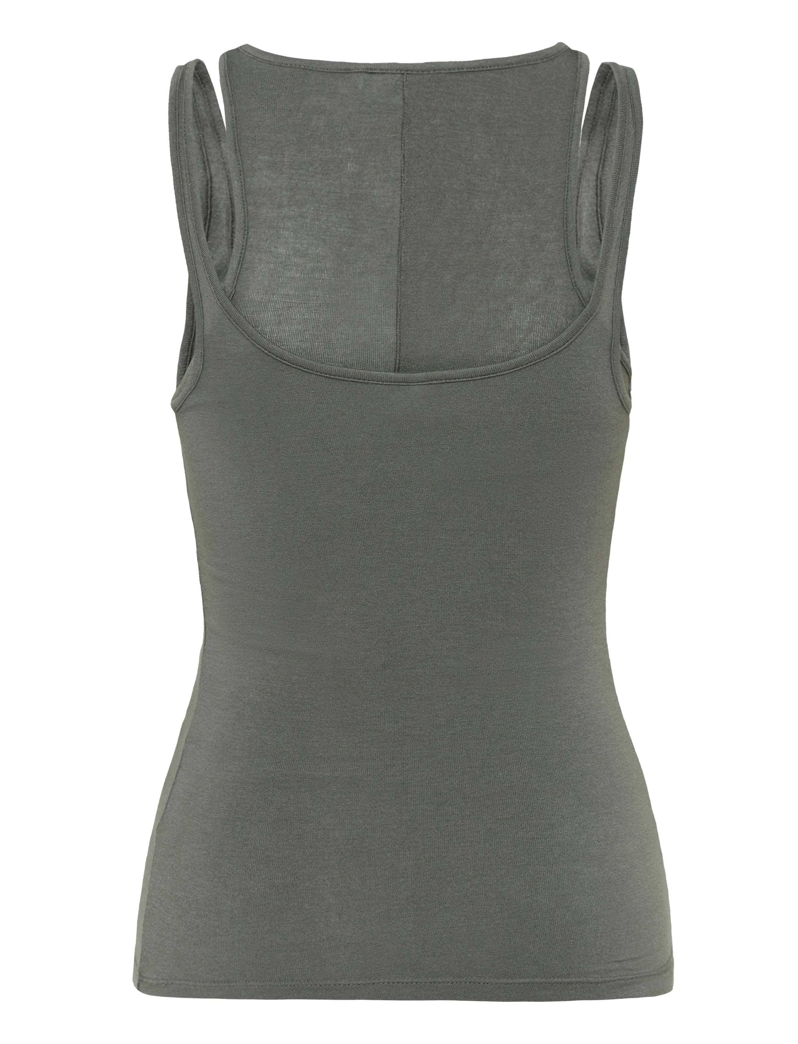 Weekday - Layered Tank - Ärmellose tops - mole dark - 1