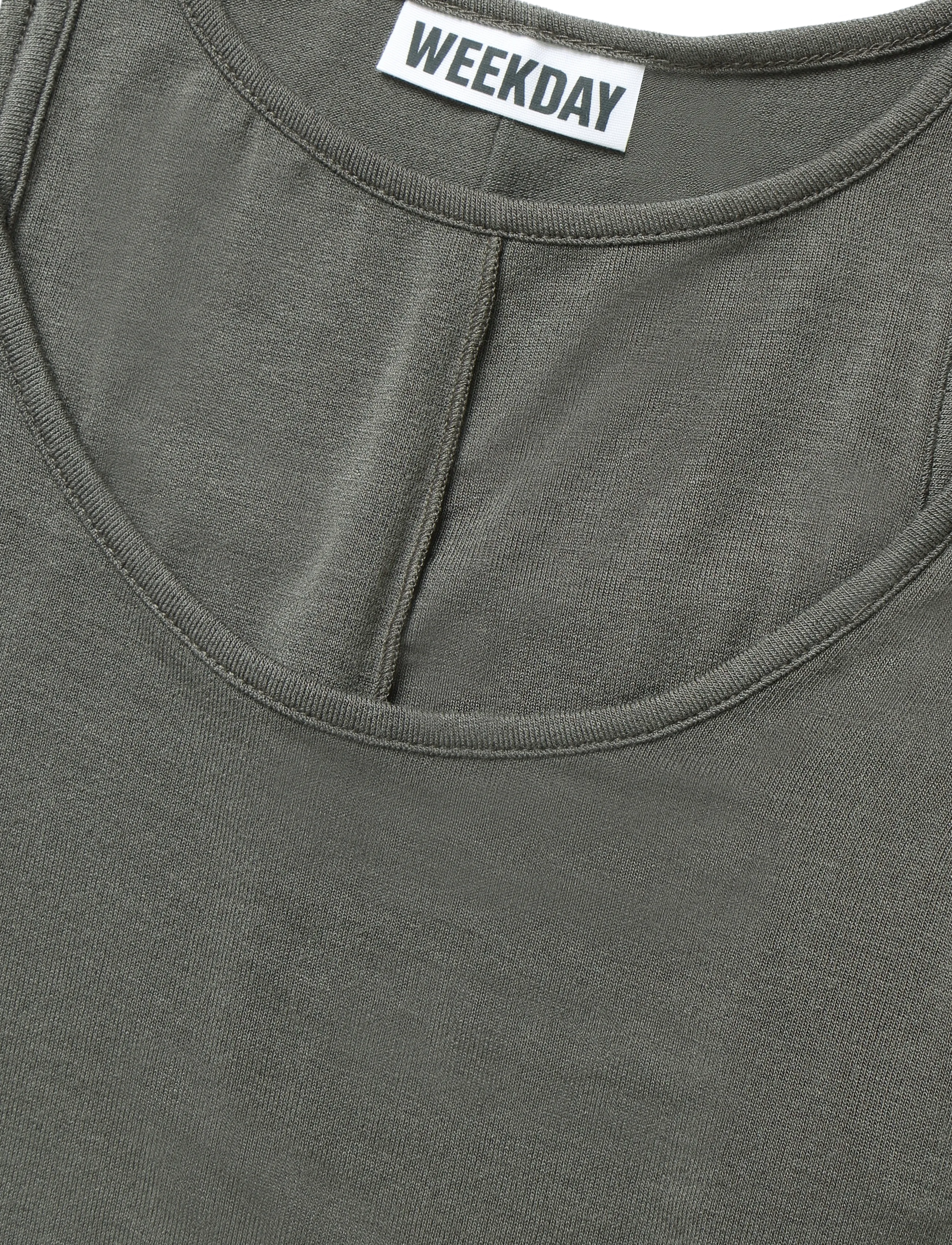 Weekday - Layered Tank - Ärmellose tops - mole dark - 2