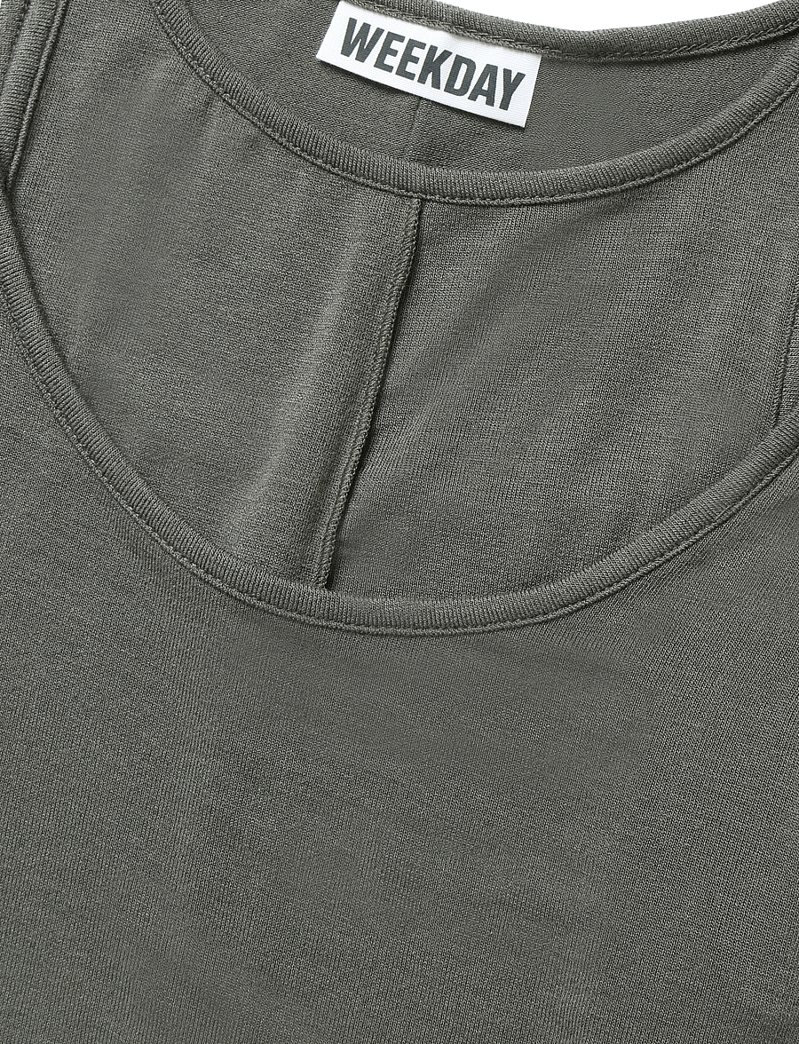 Weekday - Layered Tank - tanktops - mole dark - 2
