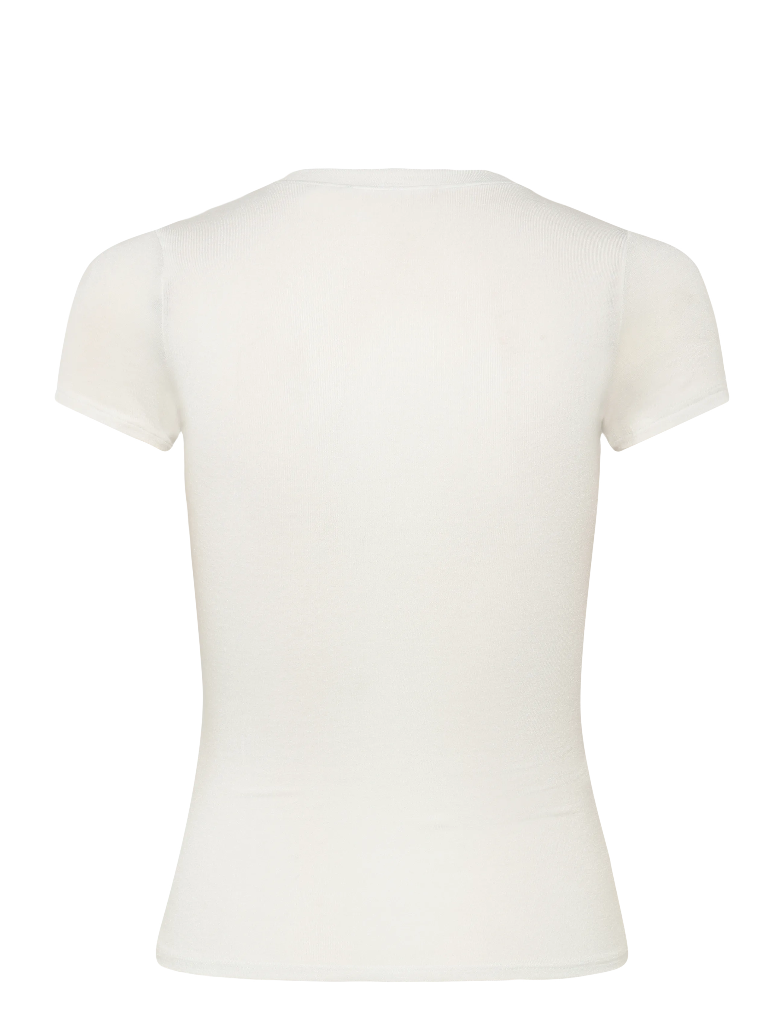 Weekday - Henley Short-sleeved Top - off white - 1