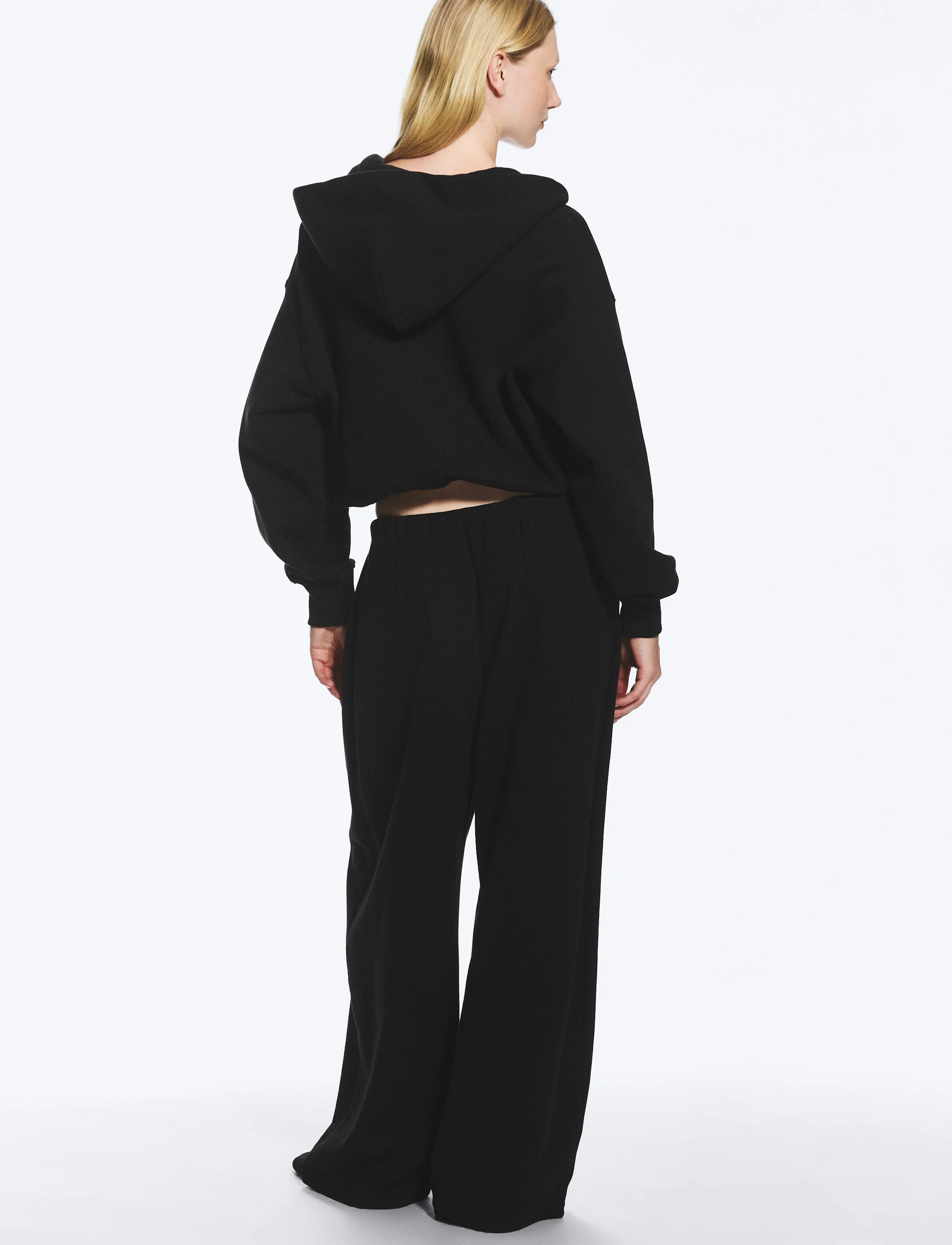 Weekday - Dexter Draped Trousers - barrel trousers - black - 5