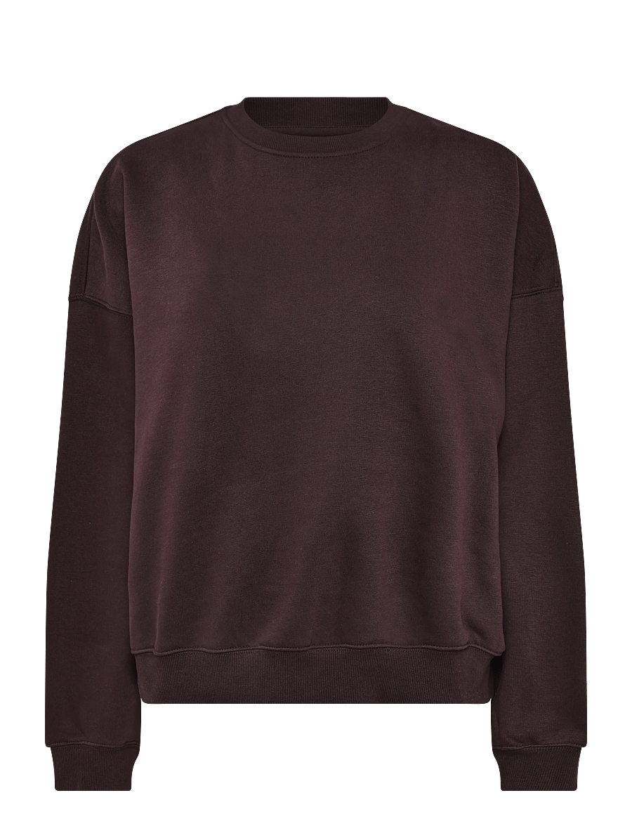 Weekday - Lotte Standard Sweatshirt - mode trends - dark plum - 0