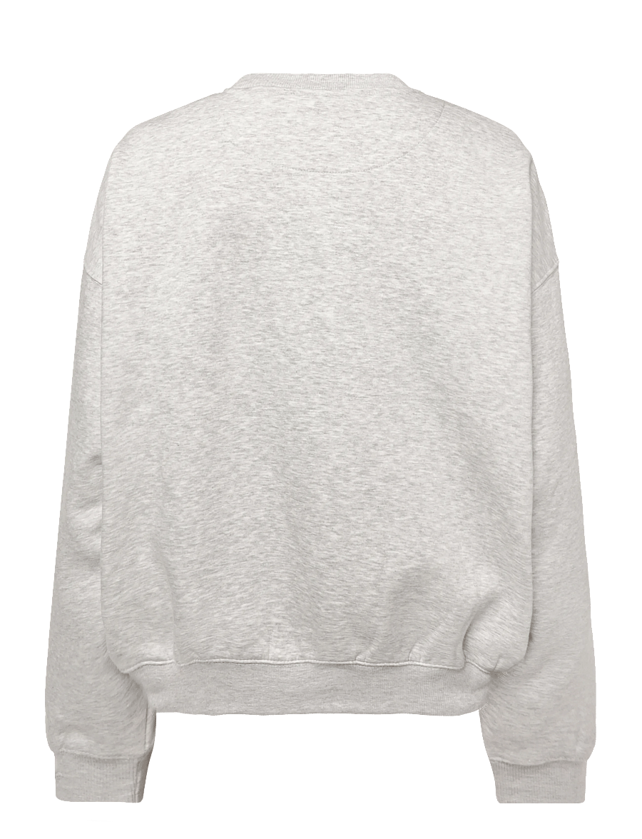 Weekday - Lotte Standard Sweatshirt - moetrendid - grey melange - 1