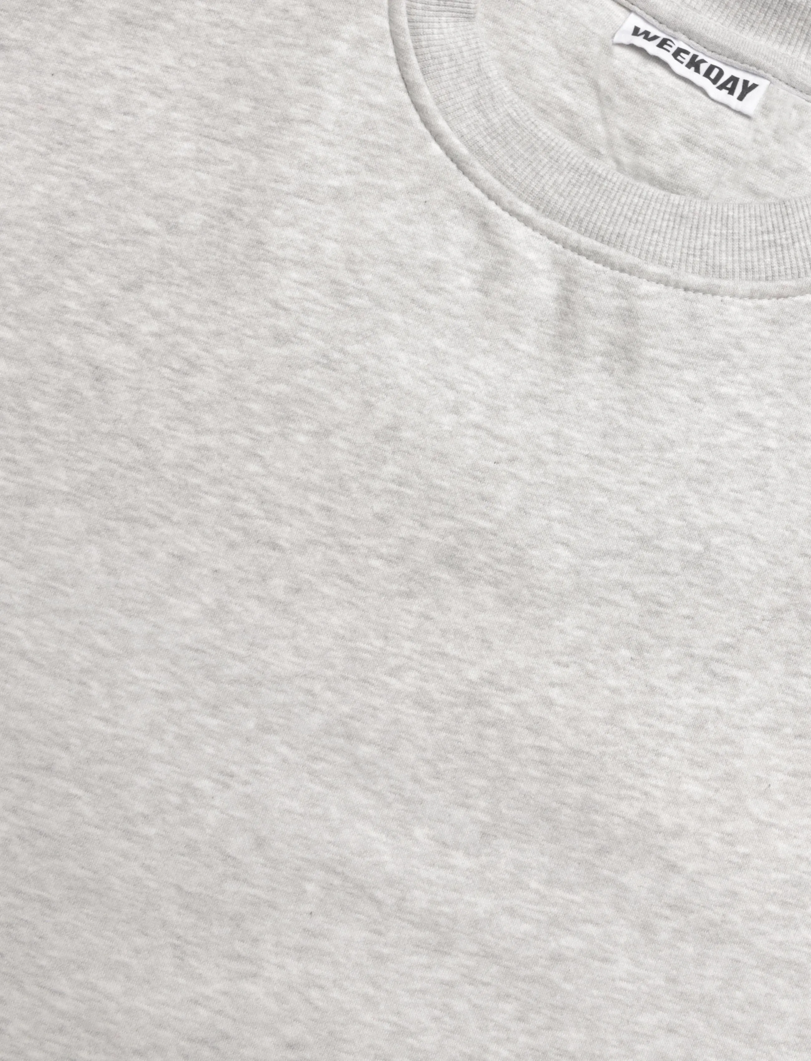 Weekday - Lotte Standard Sweatshirt - grey melange - 2
