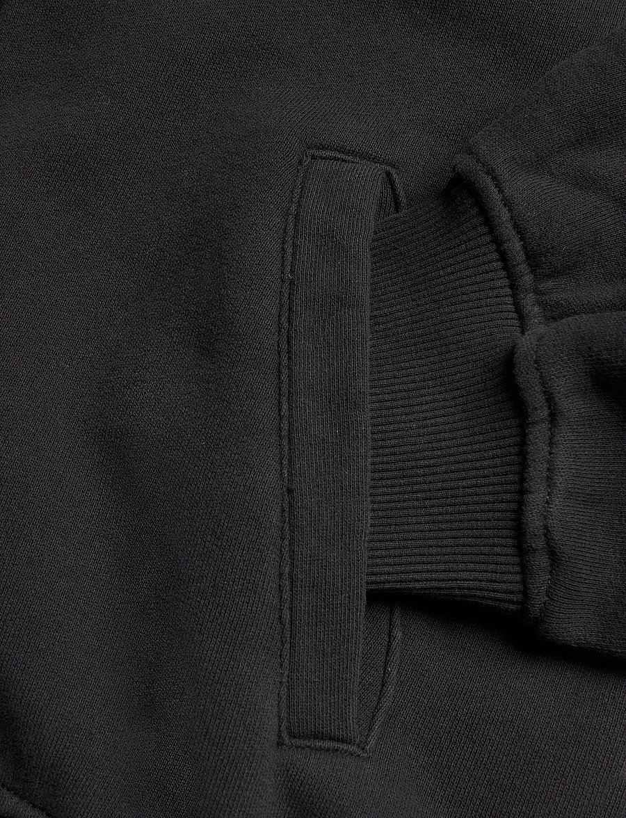 Weekday - Jersey button up jacket - tunna jackor - black - 3