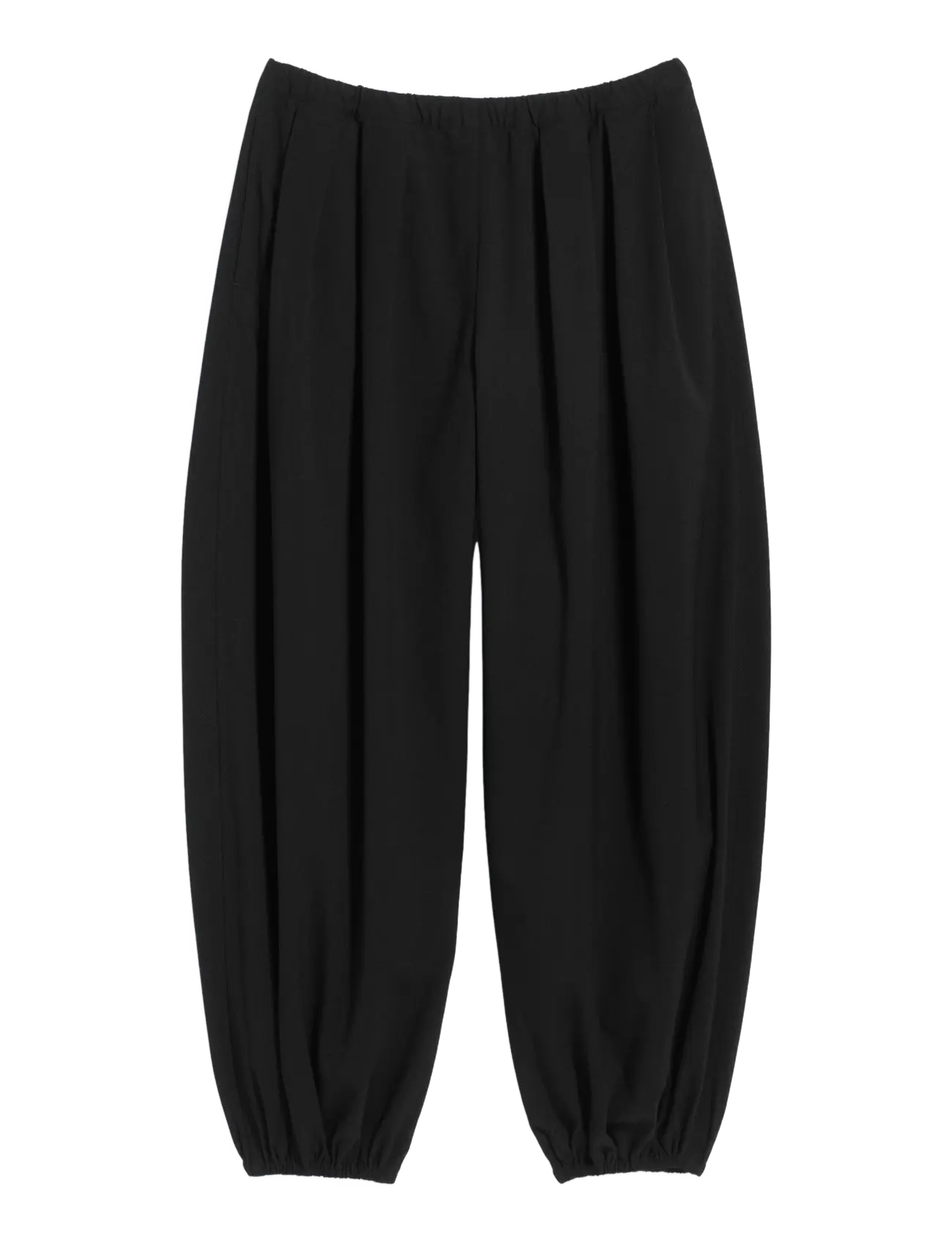 Weekday - Suiting Balloon Trousers - barrel trousers - black - 1