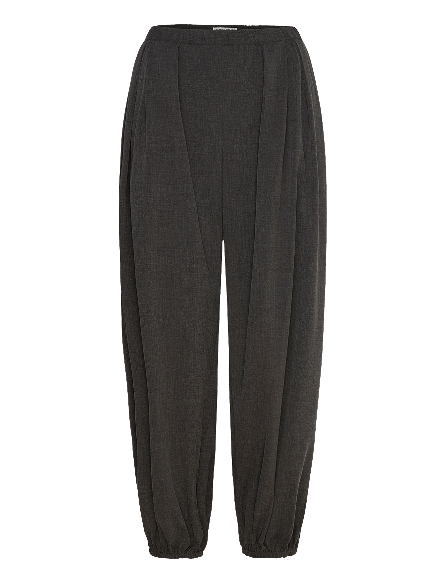Weekday - Suiting Balloon Trousers - hosen mit geradem bein - grey melange dark - 0