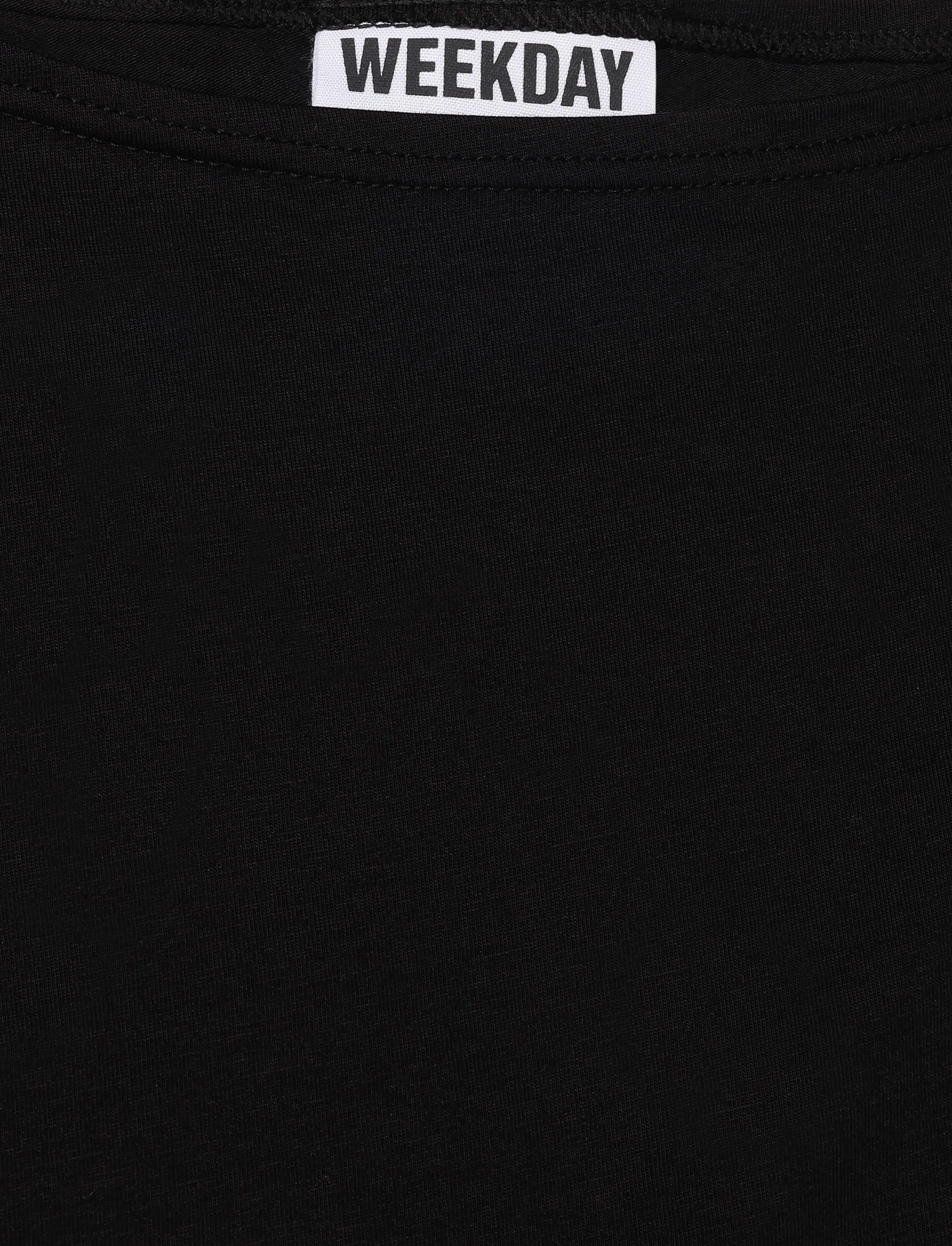 Weekday - Elodie Button Tank - black - 2