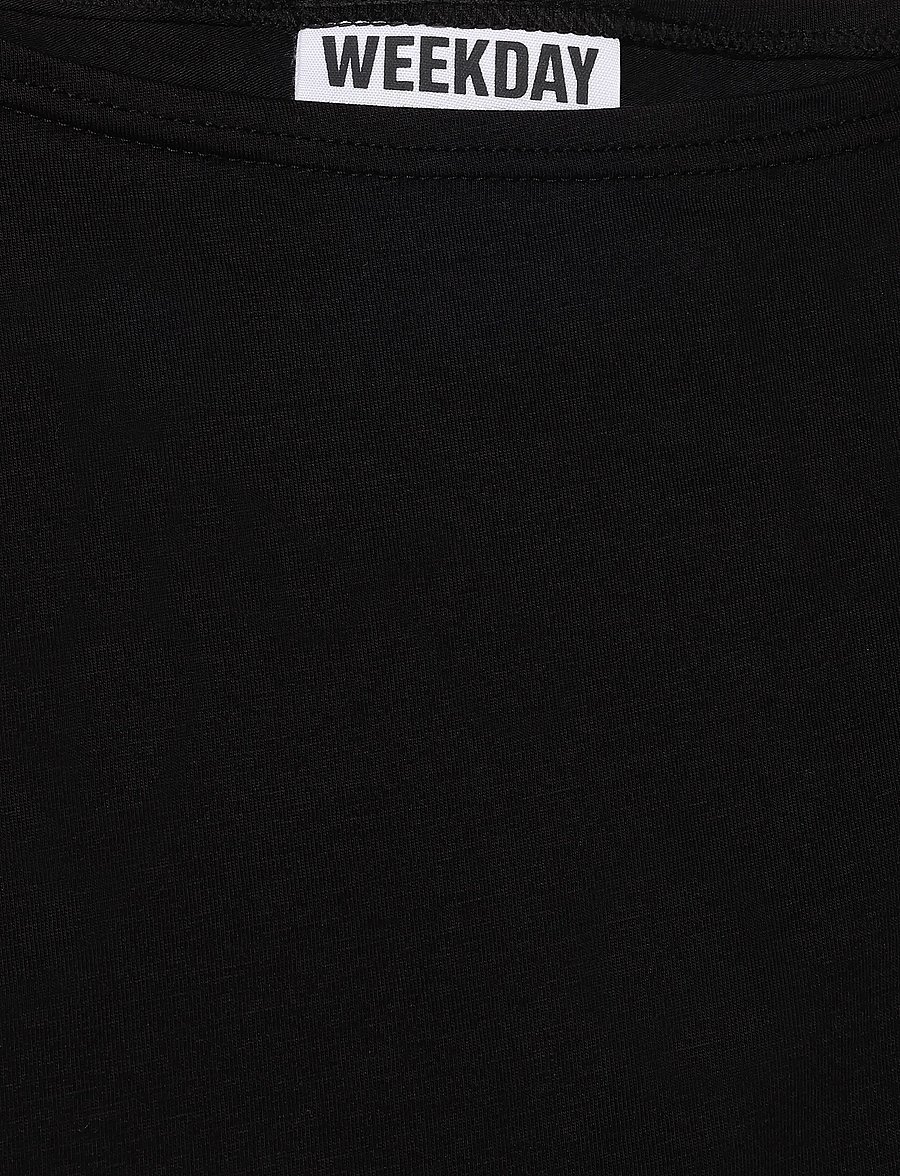 Weekday - Elodie Button Tank - Ärmellose tops - black - 2