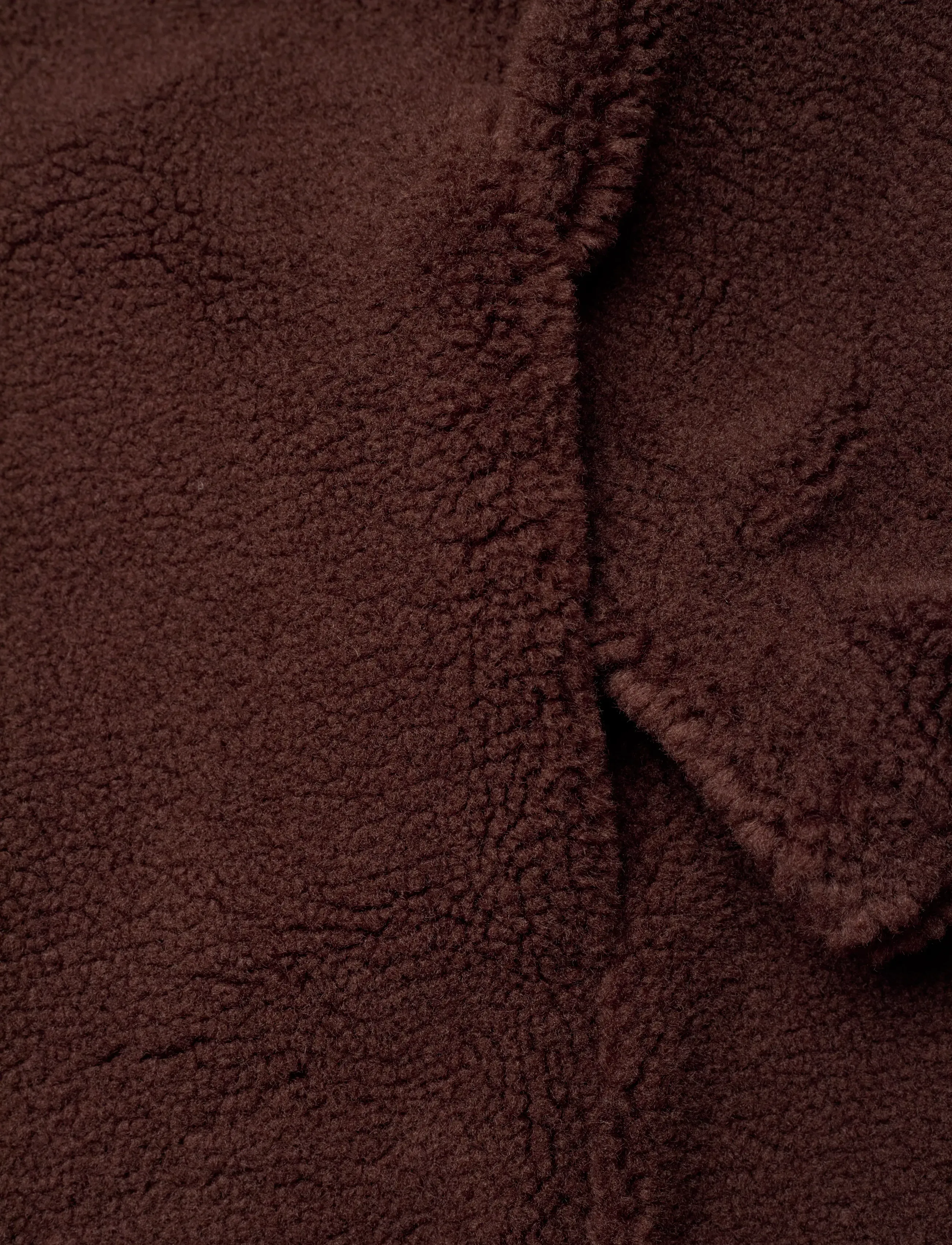 Weekday - Wren HIgh Neck Fleece - fleeces & midlayers - brown dark - 3