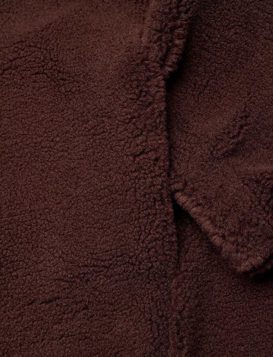 Weekday - Wren HIgh Neck Fleece - fleeces & midlayers - brown dark - 3