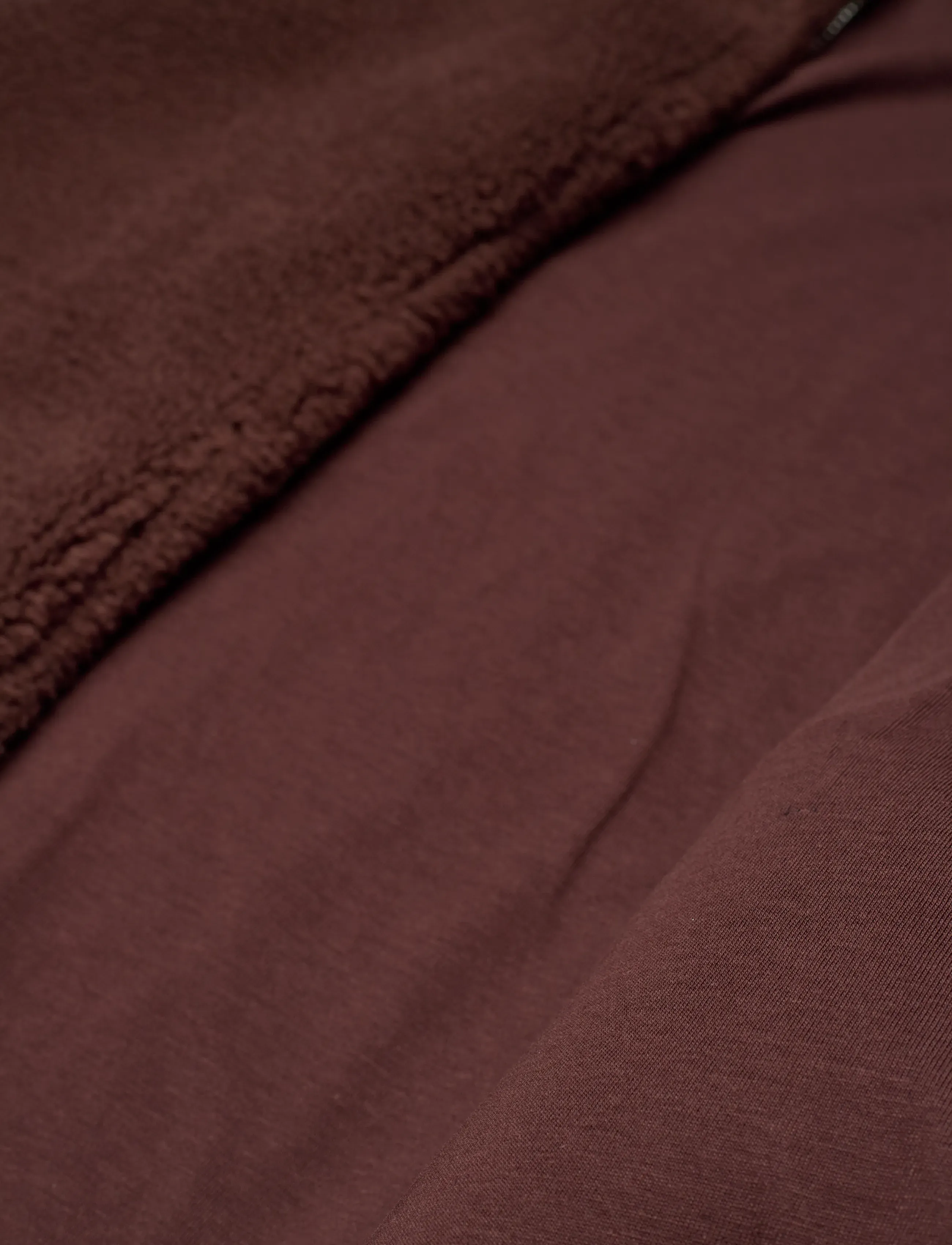 Weekday - Wren HIgh Neck Fleece - fleeces & midlayers - brown dark - 5