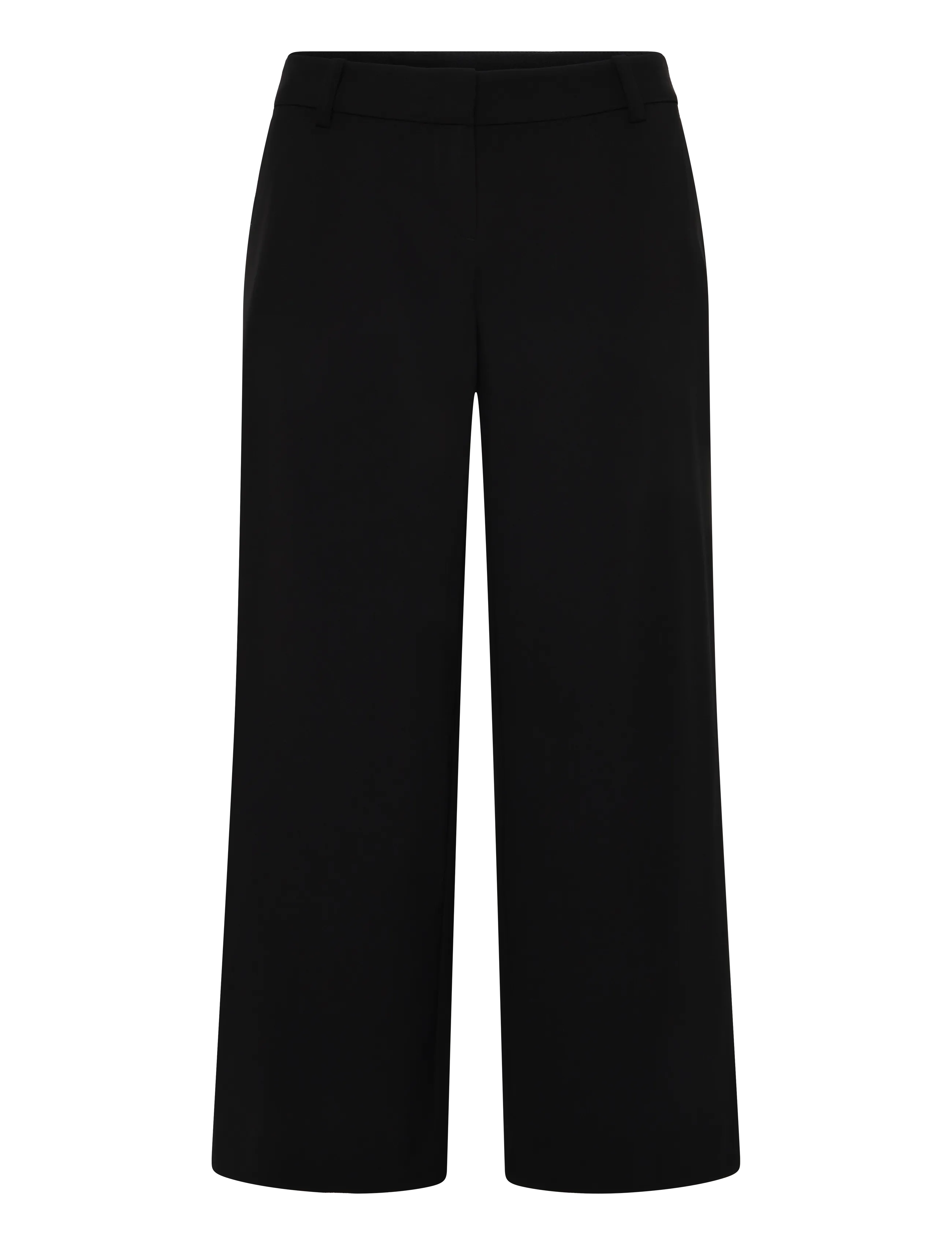 Weekday Cropped Suiting Trousers - Habitbukser - BLACK / black