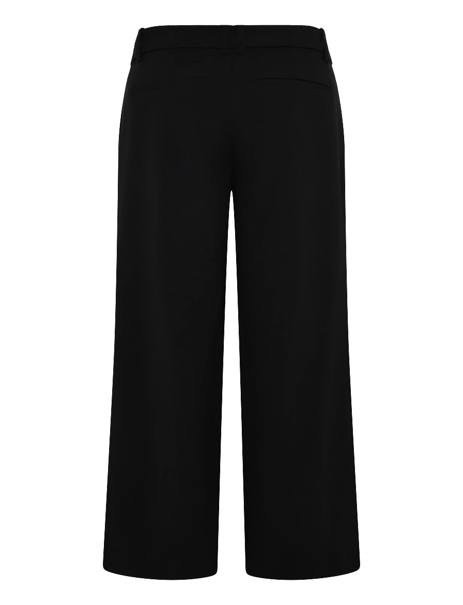 Weekday - Alba Cropped Suiting Trousers - anzugshosen - black - 1
