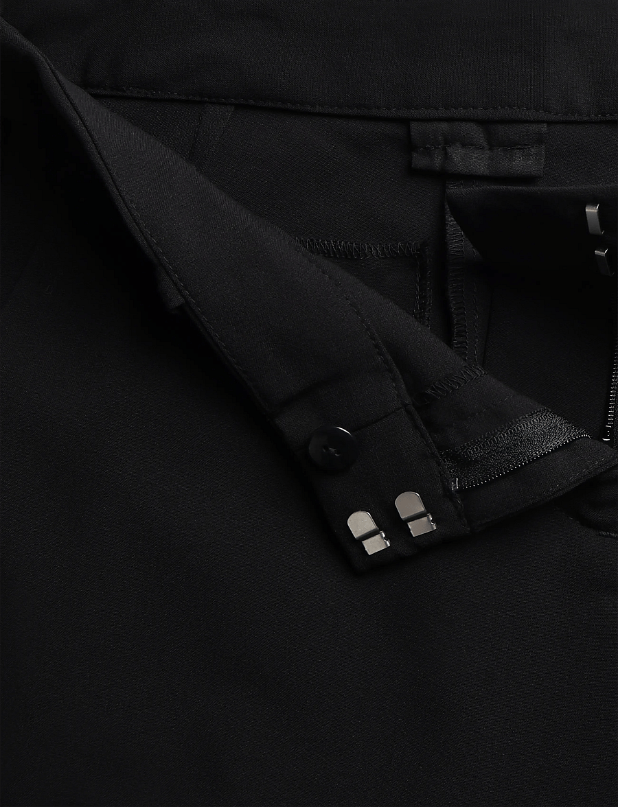 Weekday - Alba Cropped Suiting Trousers - anzugshosen - black - 3