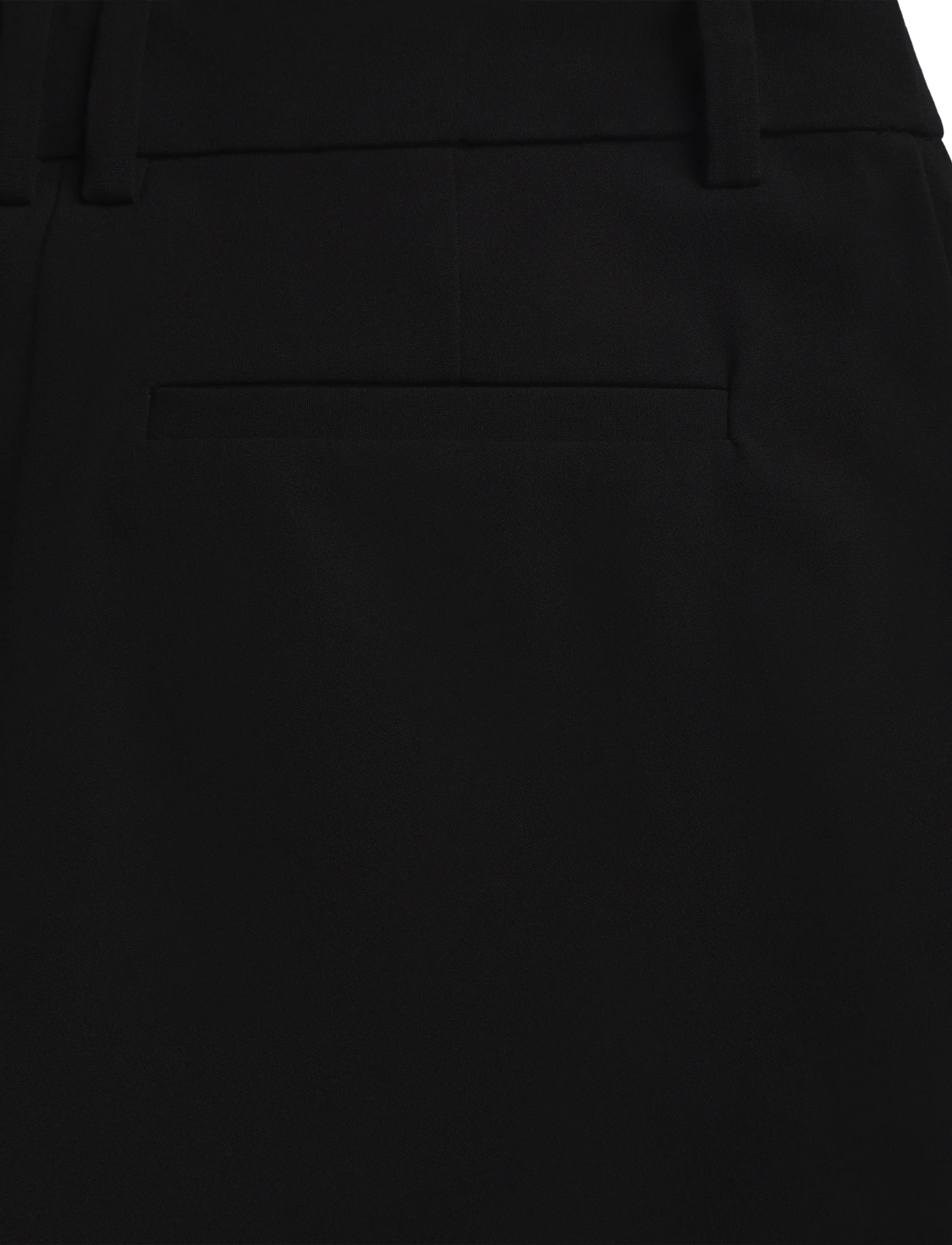 Weekday - Cropped Suiting Trousers - habitbukser - black - 4