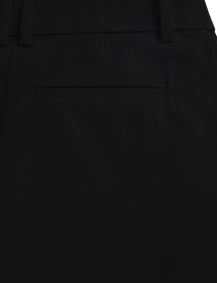 Weekday - Alba Cropped Suiting Trousers - anzugshosen - black - 4