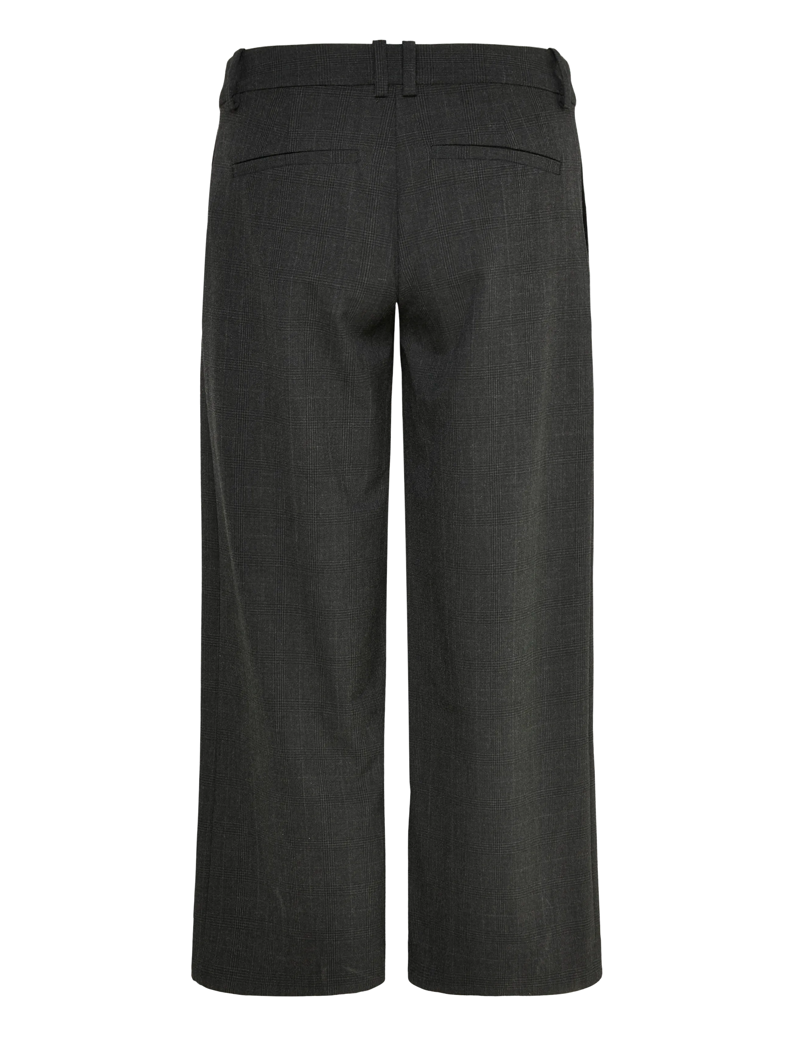 Weekday - Alba Cropped Suiting Trousers - anzugshosen - grey melange check - 1