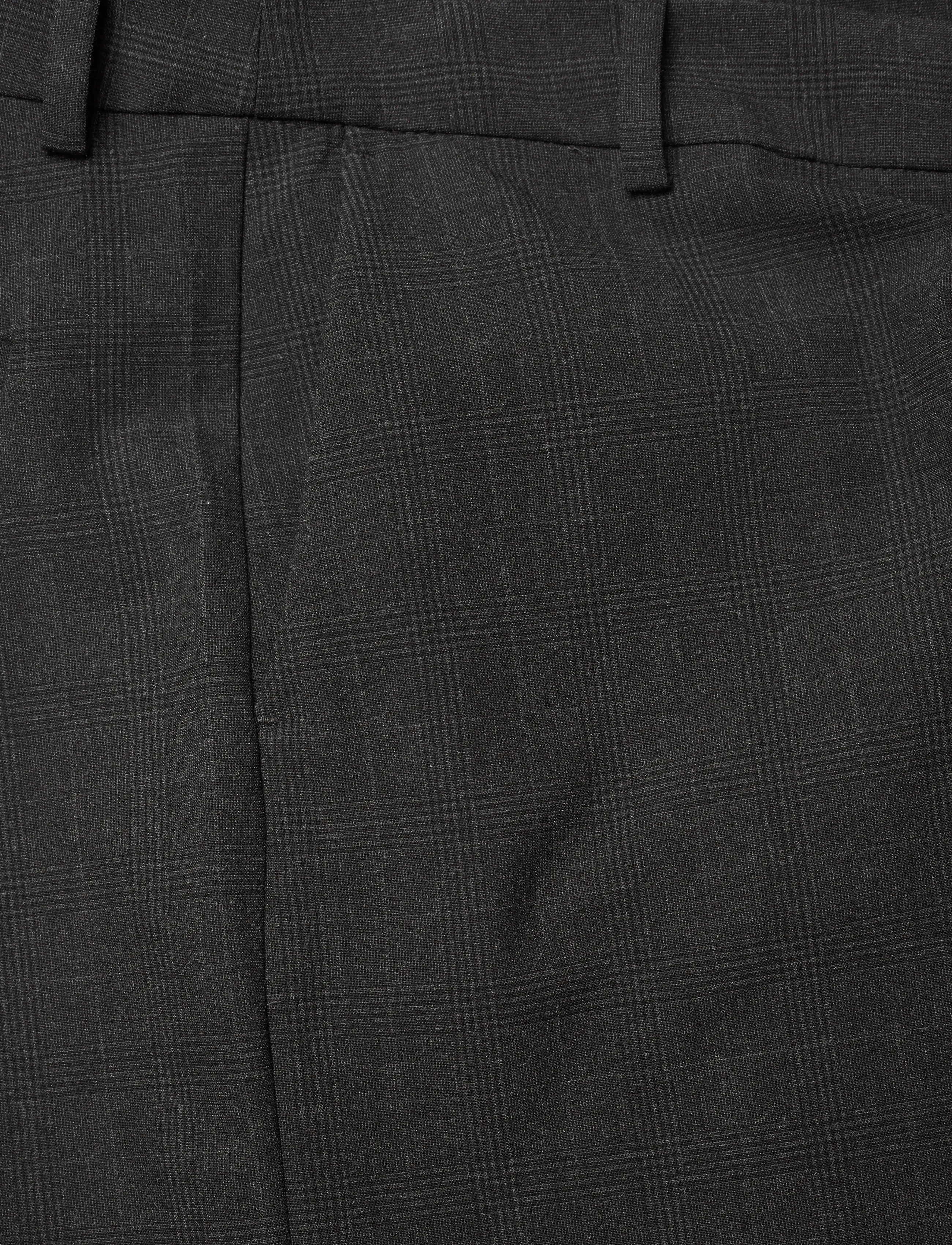 Weekday - Alba Cropped Suiting Trousers - anzugshosen - grey melange check - 2