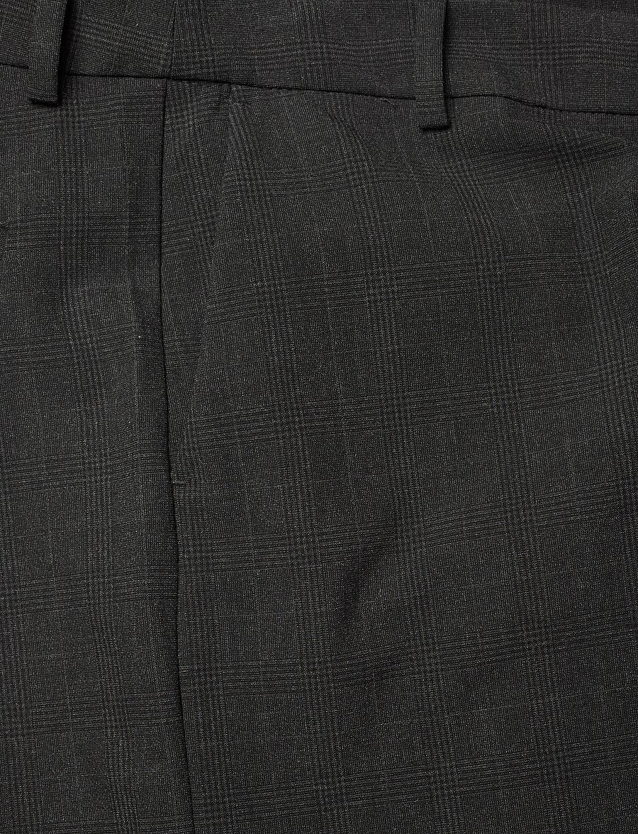 Weekday - Alba Cropped Suiting Trousers - habitbukser - grey melange check - 2