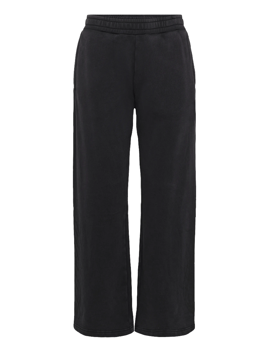 Weekday - Stella Straight Fit Sweatpants - sweatpants - dark grey - 0