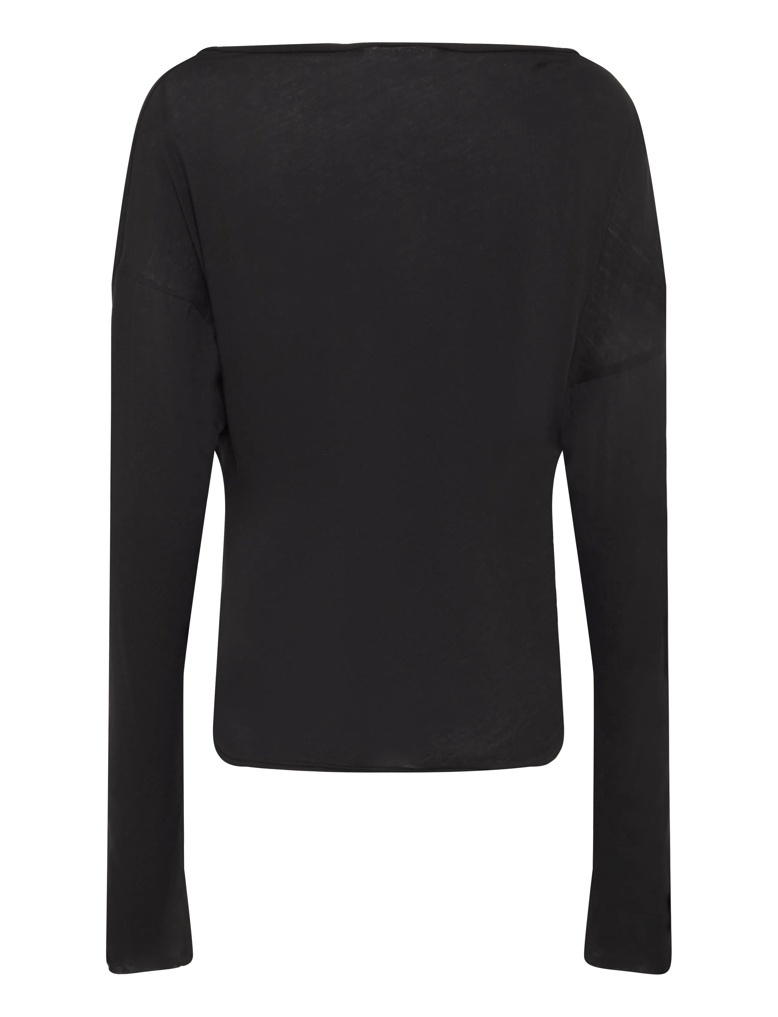 Weekday - Off Shoulder long-sleeve top - langärmlige tops - black - 1