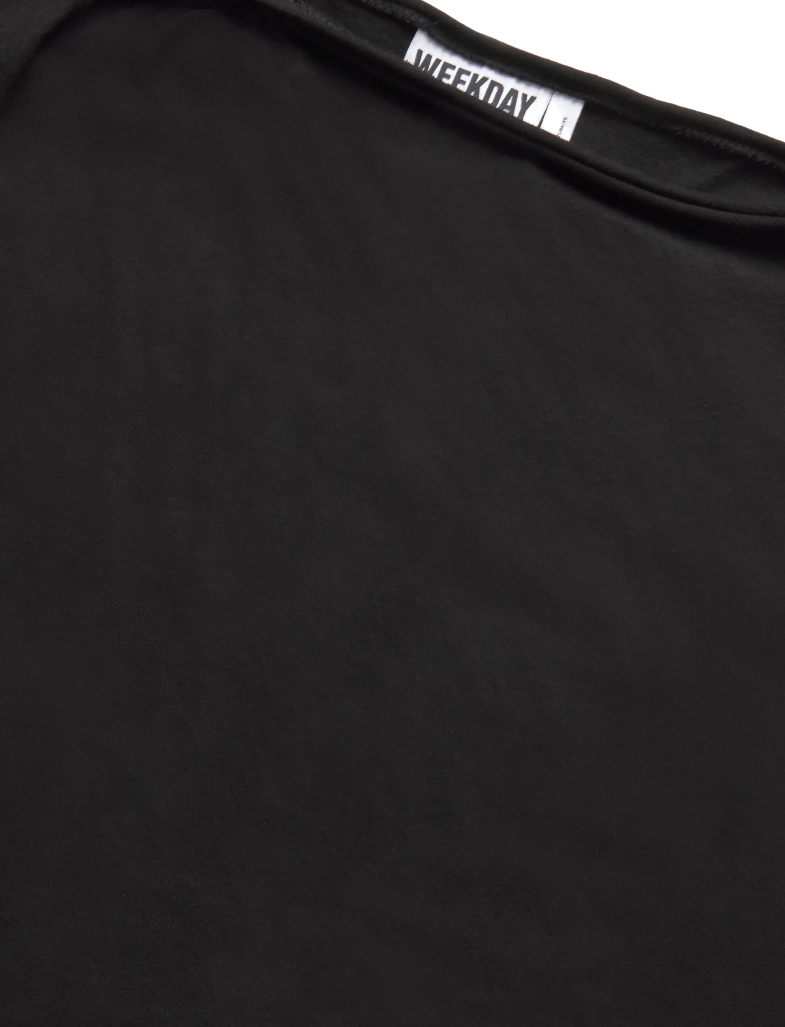 Weekday - Off Shoulder long-sleeve top - langärmlige tops - black - 2