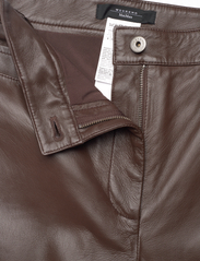 Weekend Max Mara - NECTAR - leather trousers - chocolate - 3
