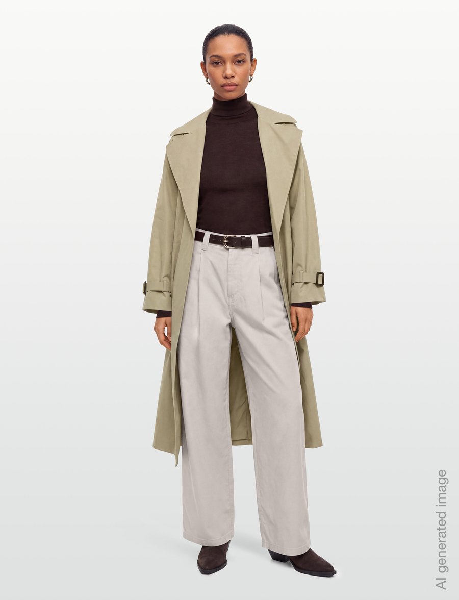 Weekend Max Mara - WKDFATTO - trenchcoats - beige bicolour - 0