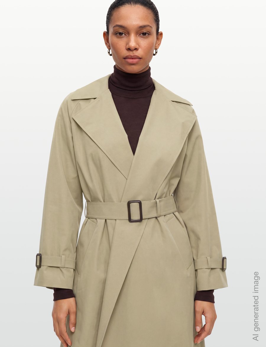 Weekend Max Mara - WKDFATTO - trenchcoats - beige bicolour - 3